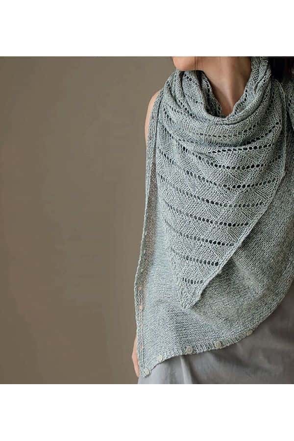 graues Tuch mit Muster