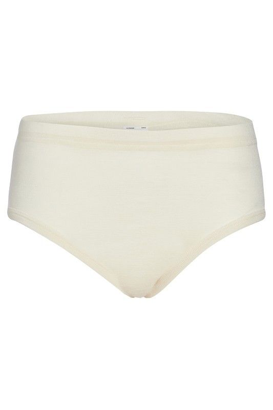 naturweißer Wollslip aus bio Wolle (kbT), Freisteller von vorne