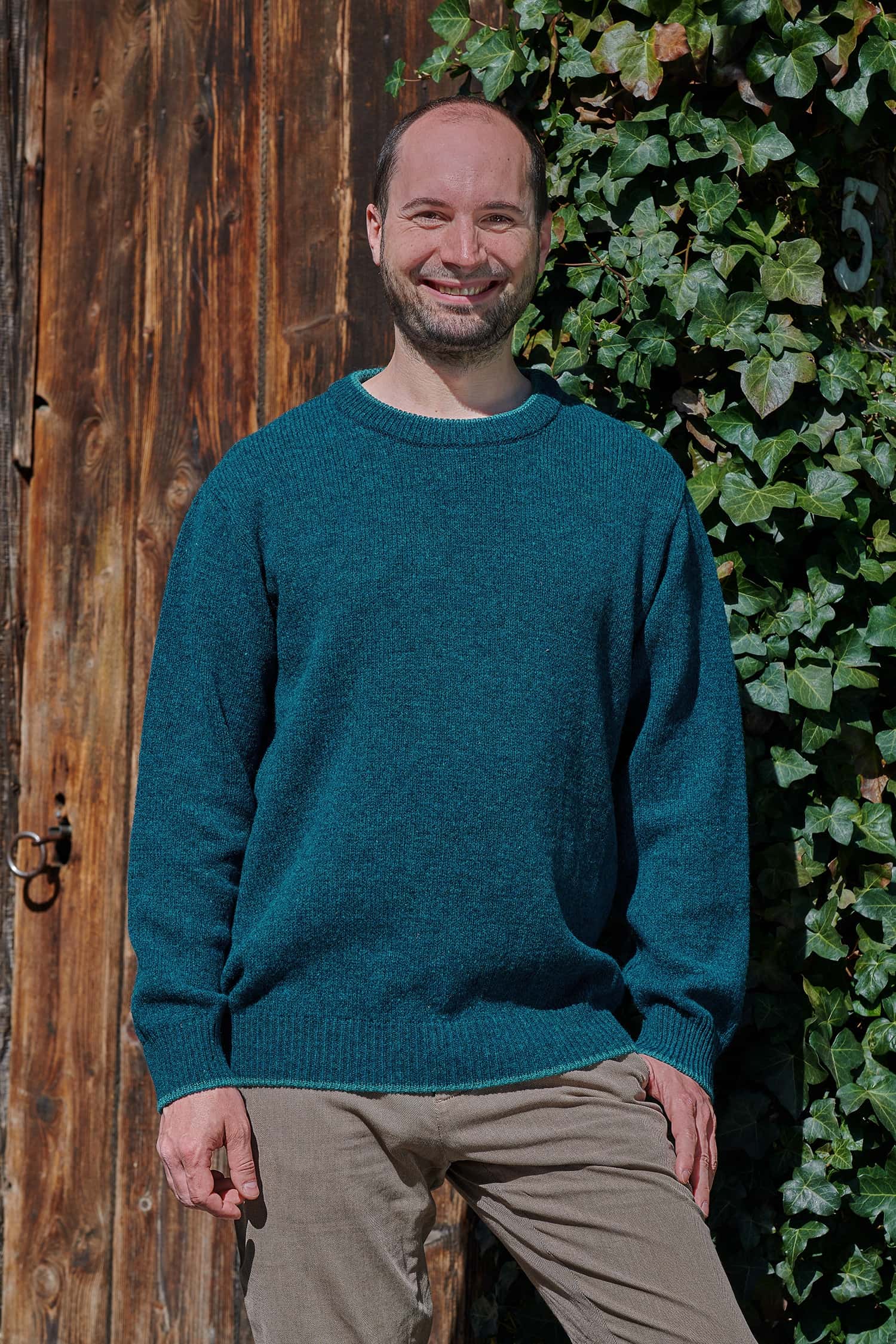 Finkhof-Pulli gefärbt aus reiner Bio-Schurwolle