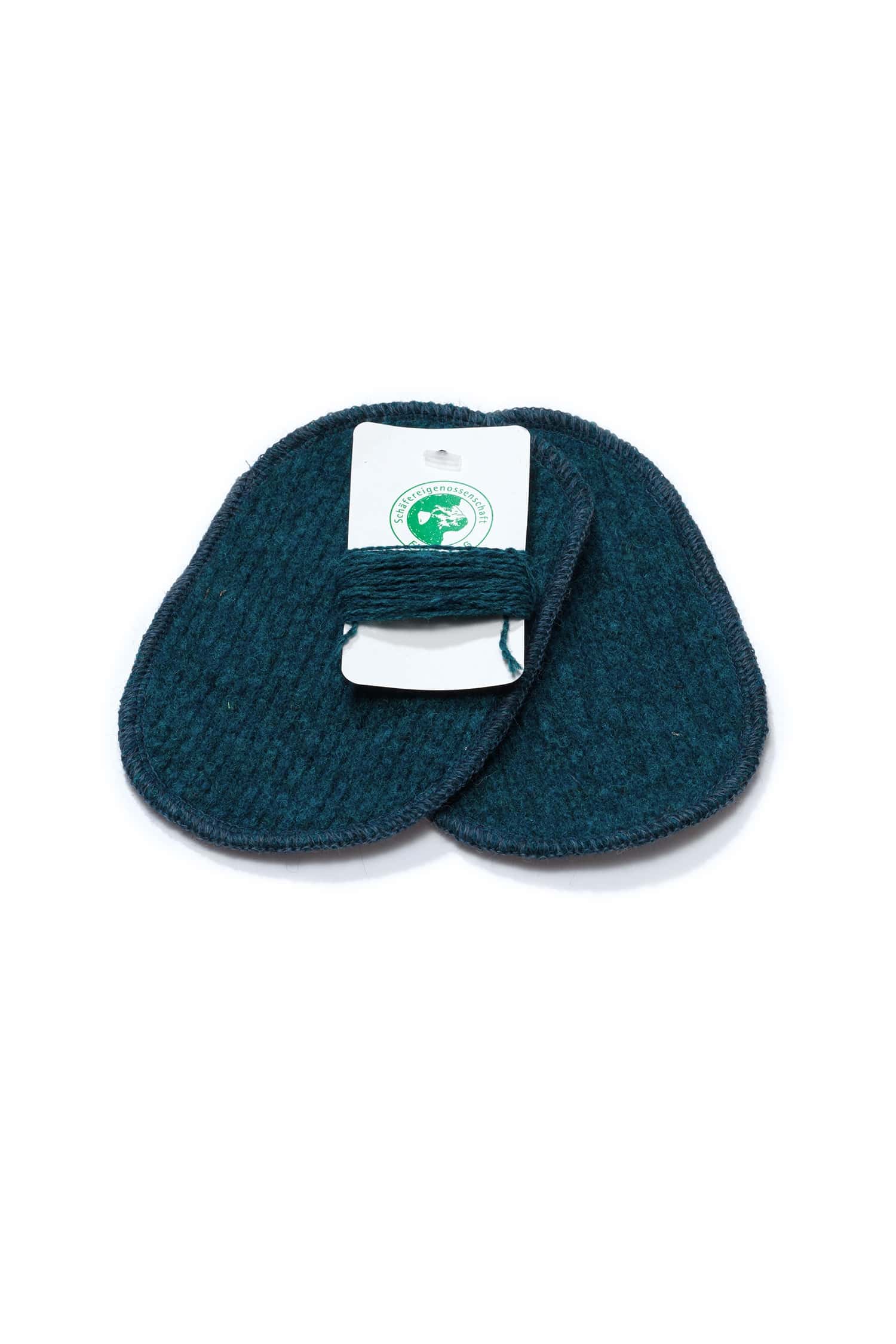 Ellenbogen Patches aus reiner Bio-Schurwolle