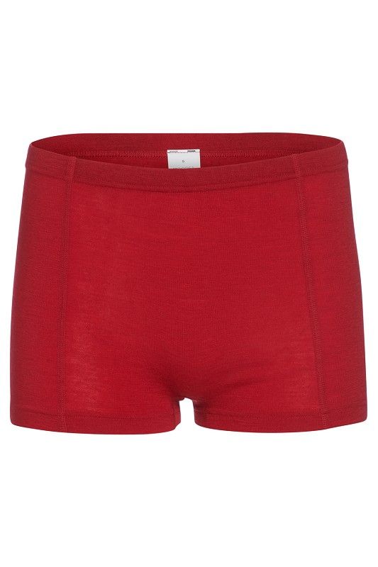 rote Woll Panty aus bio Wolle (kbT) von vorne, Freisteller