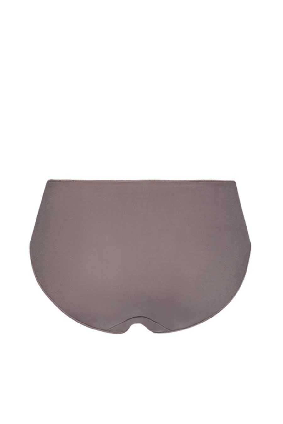 grauer Slip aus bio Baumwolle (kbA), Freisteller von hinten