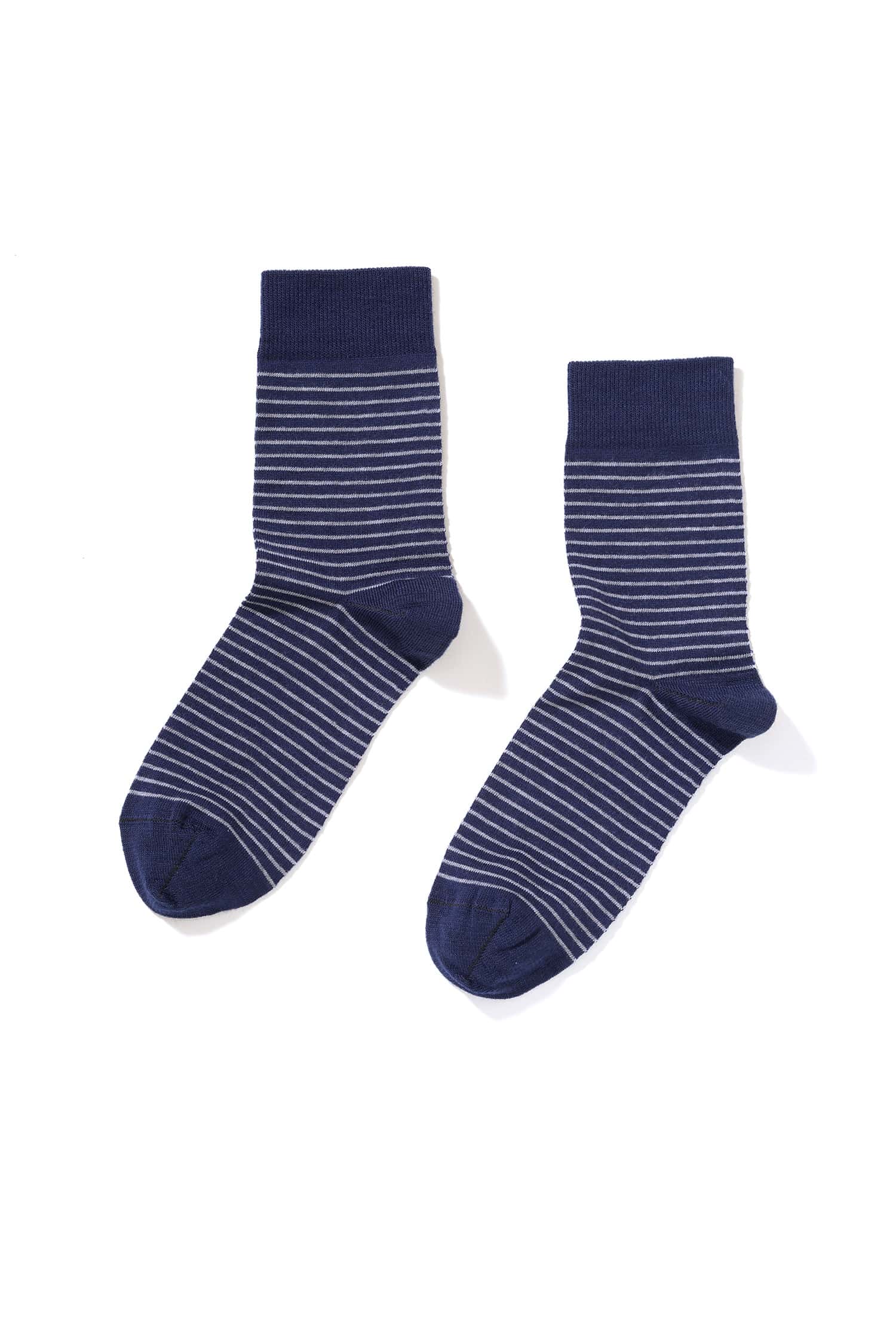 Feine Wollsocken mit Bio-Schurwolle