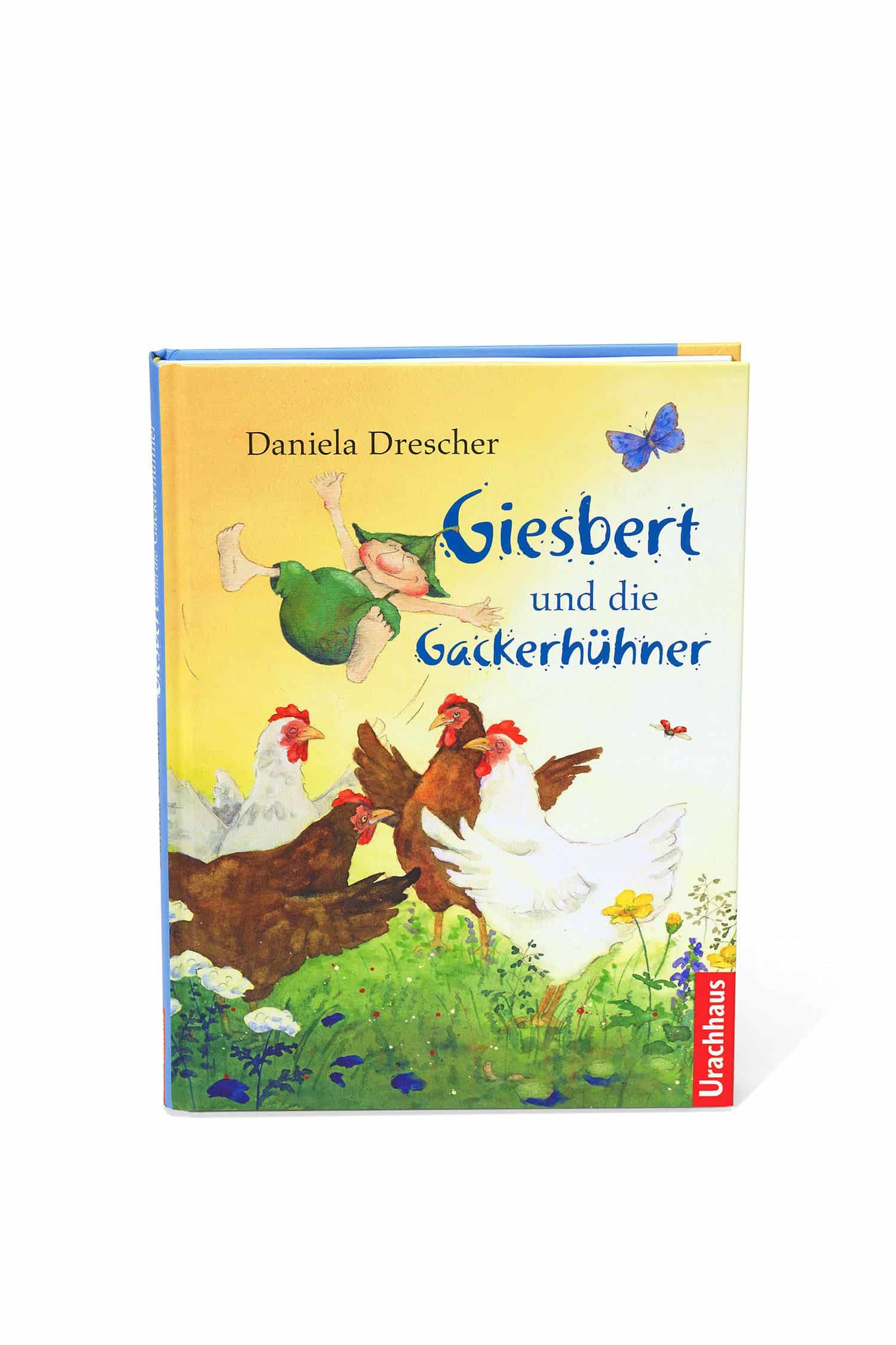Buch ,,Giesbert und die Gackerhühner", Freisteller