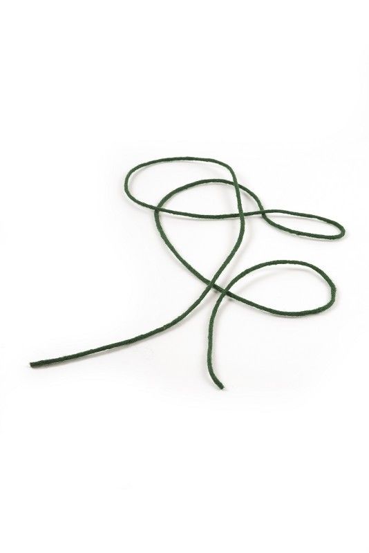 dunkelgrüne Filzschnur, Freisteller