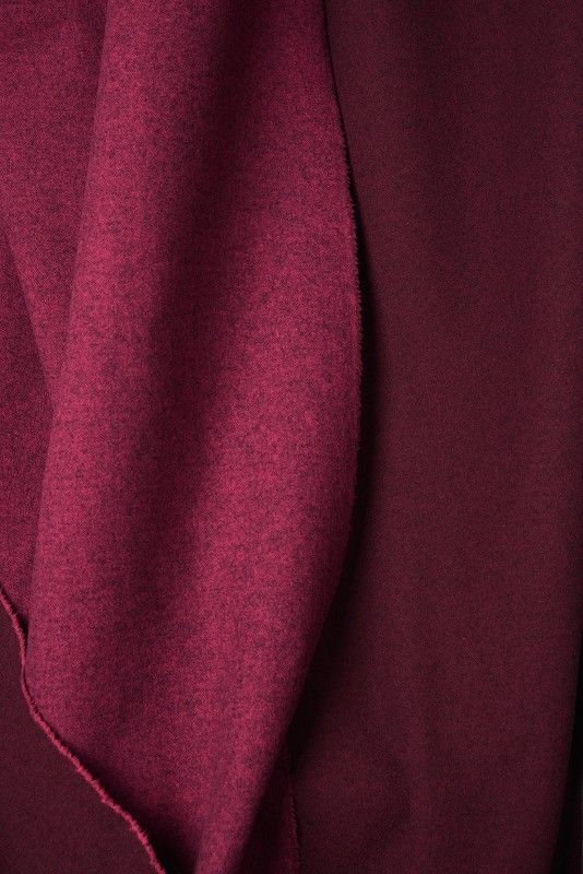 Web-Doubleface brombeer/pink beerefarbener/pinker Web Doubleface Stoff