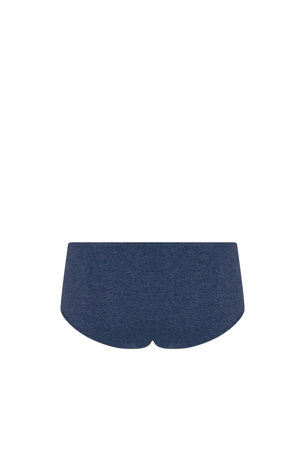 marineblaue Panty aus bio Baumwolle (kbA) und Elasthan, Freisteller von hinten