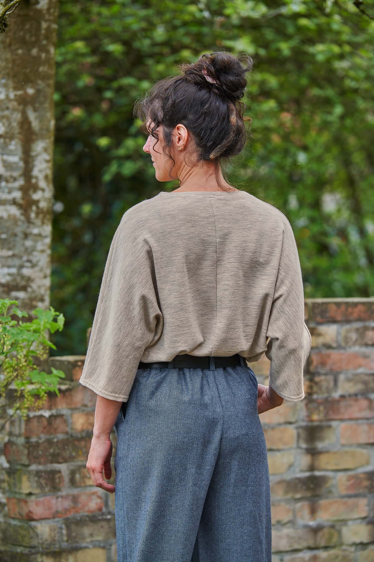 Oversize-Damen-Wollshirt aus reiner Bio-Schurwolle