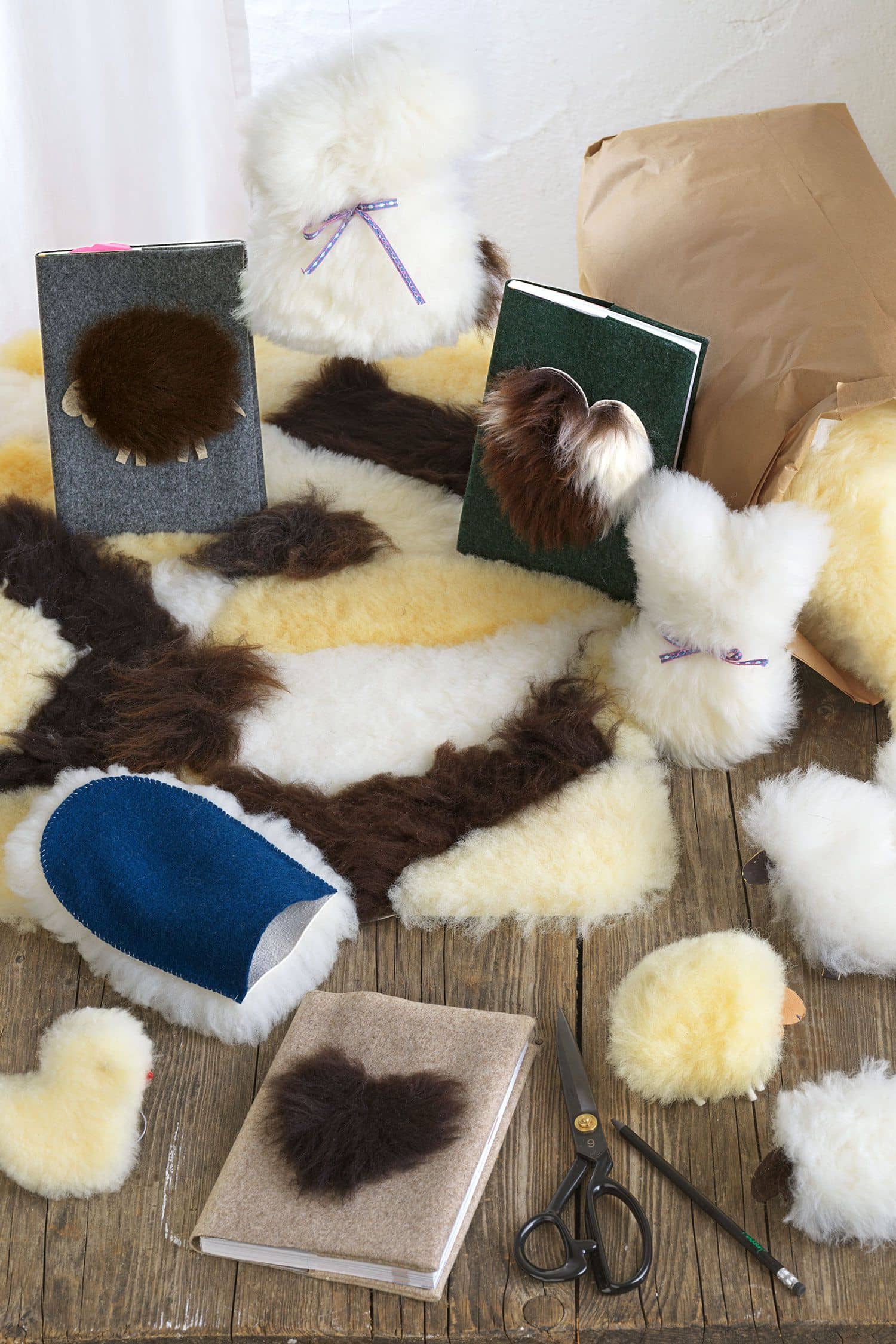 Fellreste und Inspirationen zur Verwendung vom Finkhof