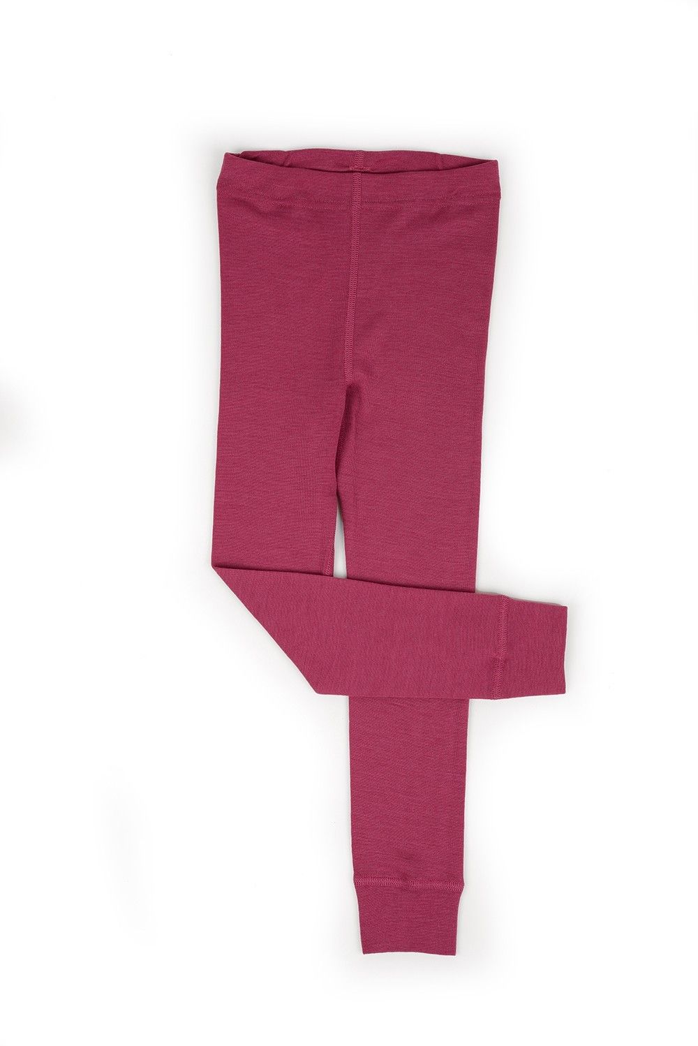 pinke lange Unterhose aus bio Wolle (kbT) und Seide, Freisteller