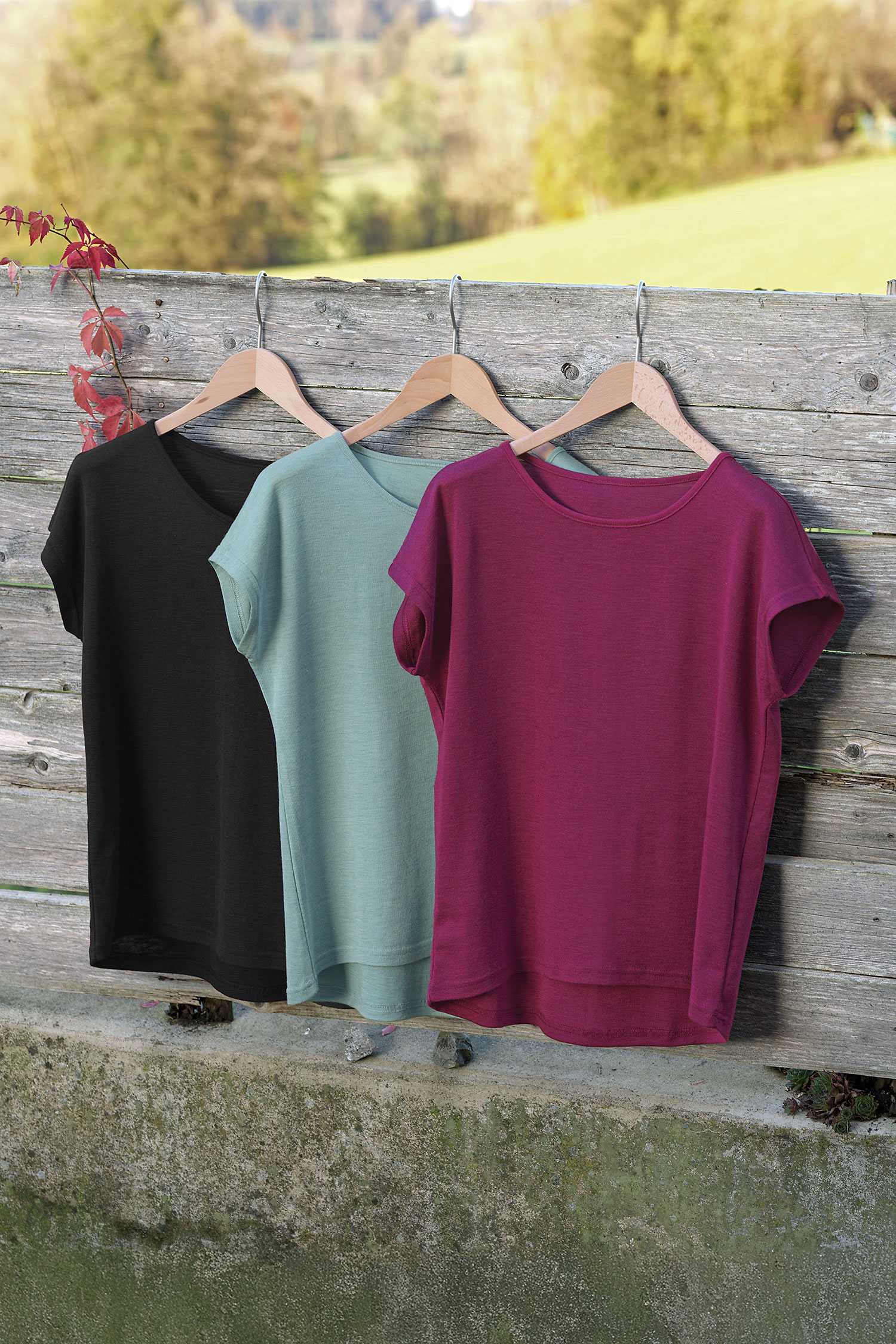 Damen-Oversize Shirt aus Wolle-Seide