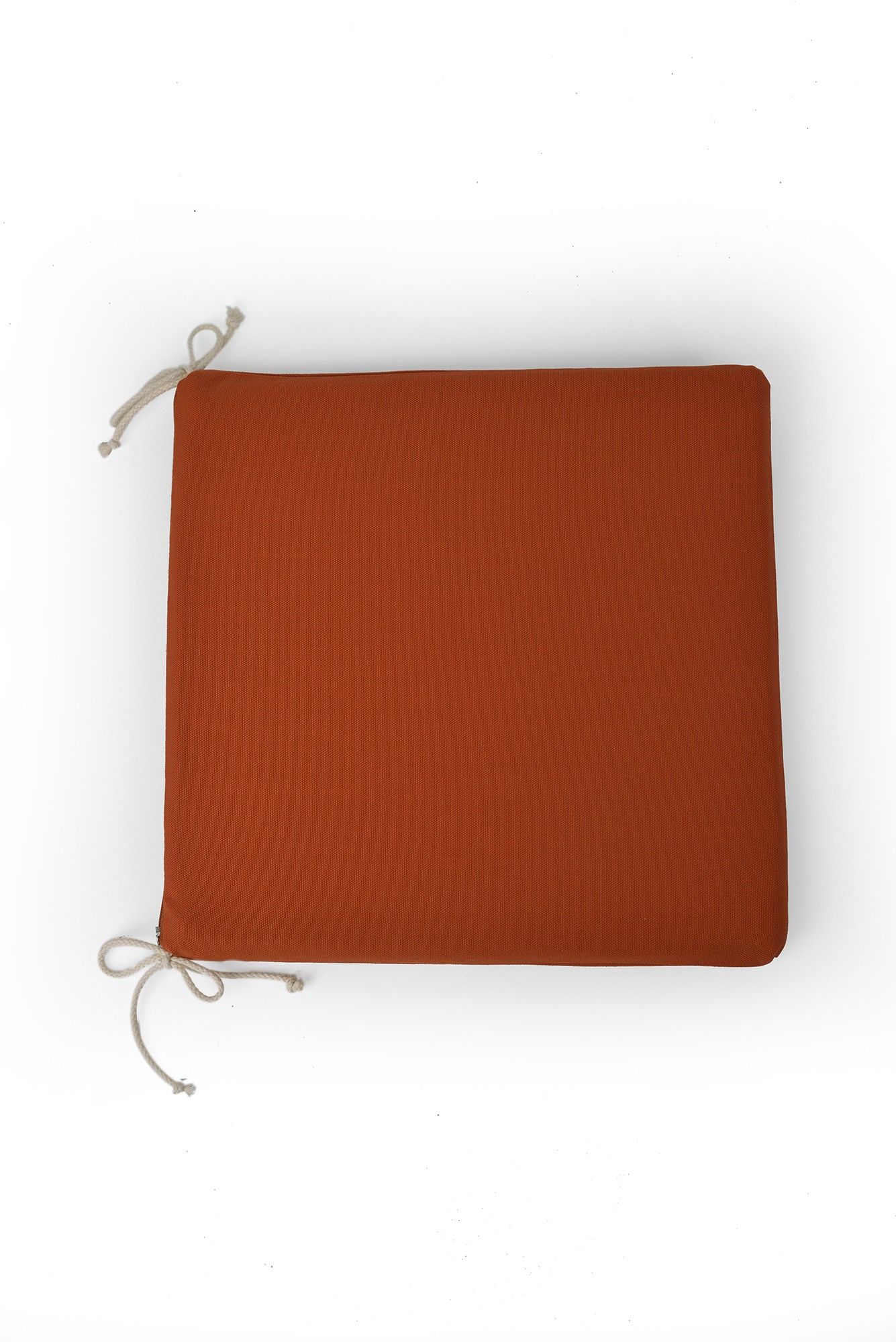 oranger Stuhlpolsterbezug vom Finkhof aus bio Baumwolle (kbA), Freisteller