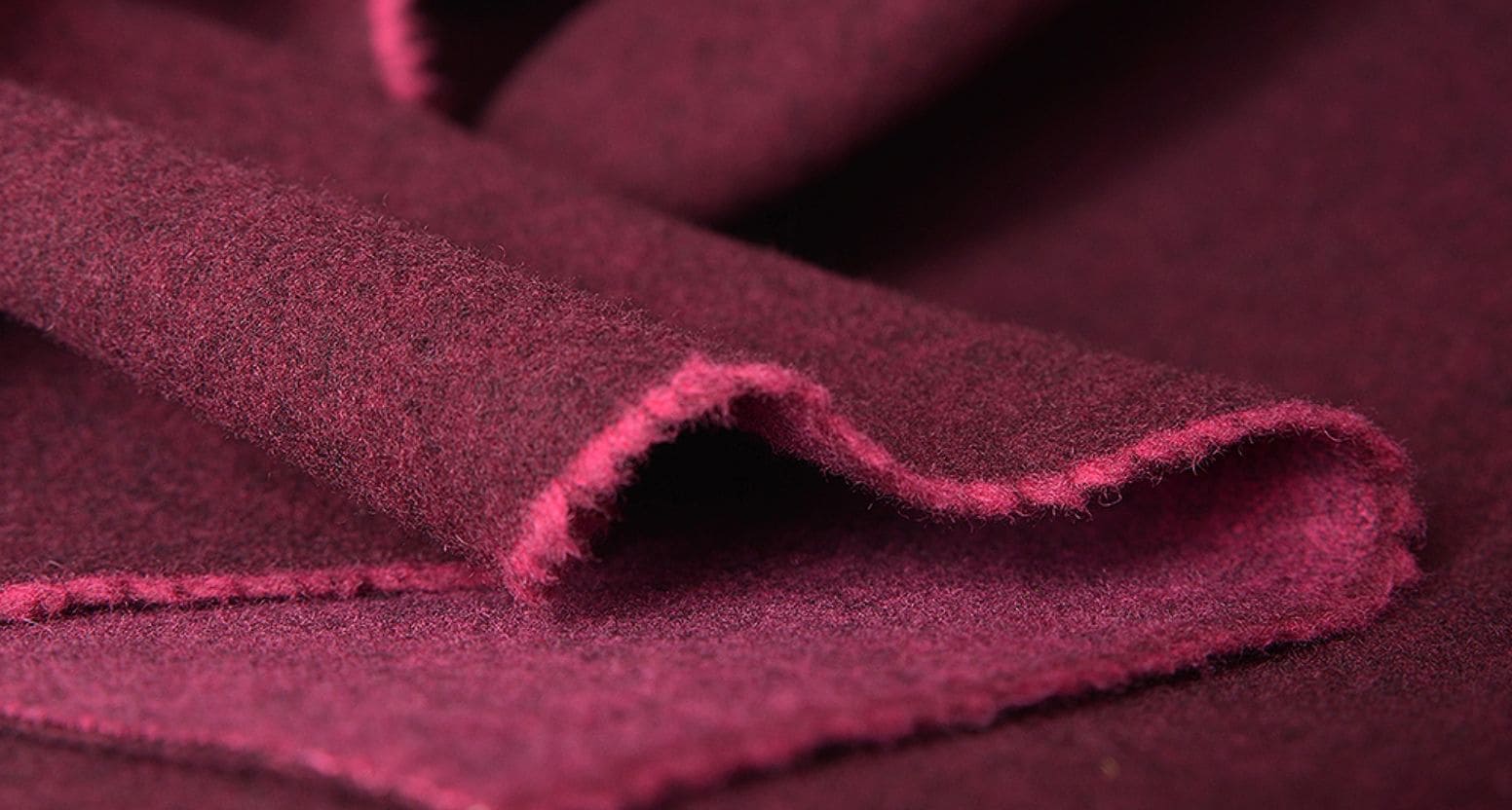 beerefarbener Walkstoff