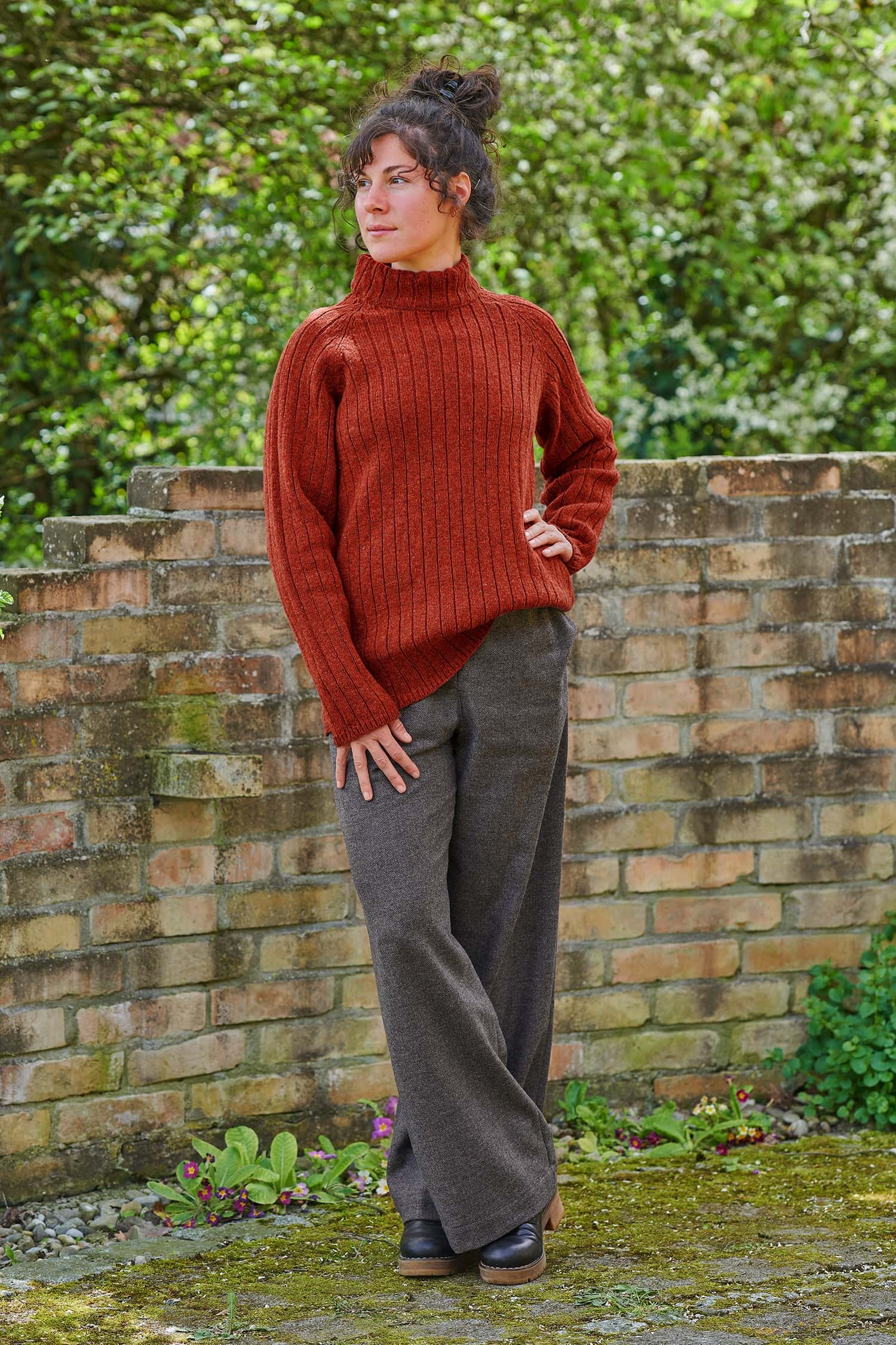 Finkhof-Raglanpullover aus reiner Bio-Schurwolle Finkhof-Raglanpullover aus reiner Bio-Schurwolle