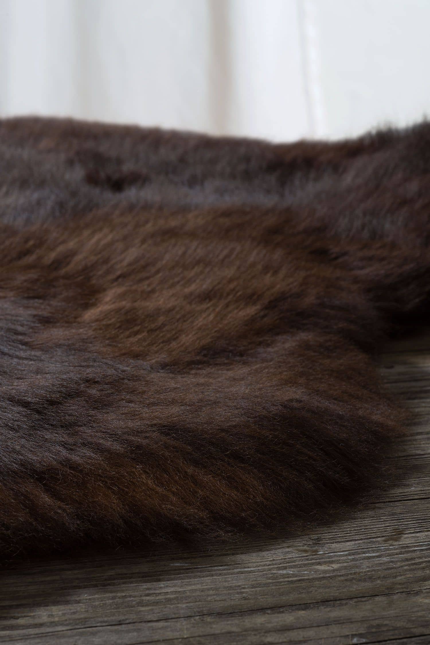 braunes pflanzlich gegerbtes Schaffell vom Finkhof