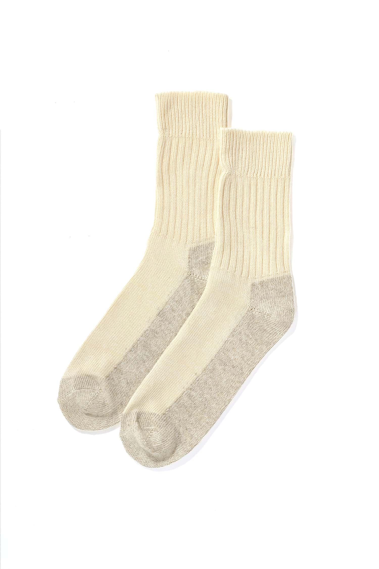 Socke Spezial naturweiß aus Bio-Baumwolle mit Bio-Schurwolle Socke Spezial naturweiß aus Bio-Baumwolle mit Bio-Schurwolle