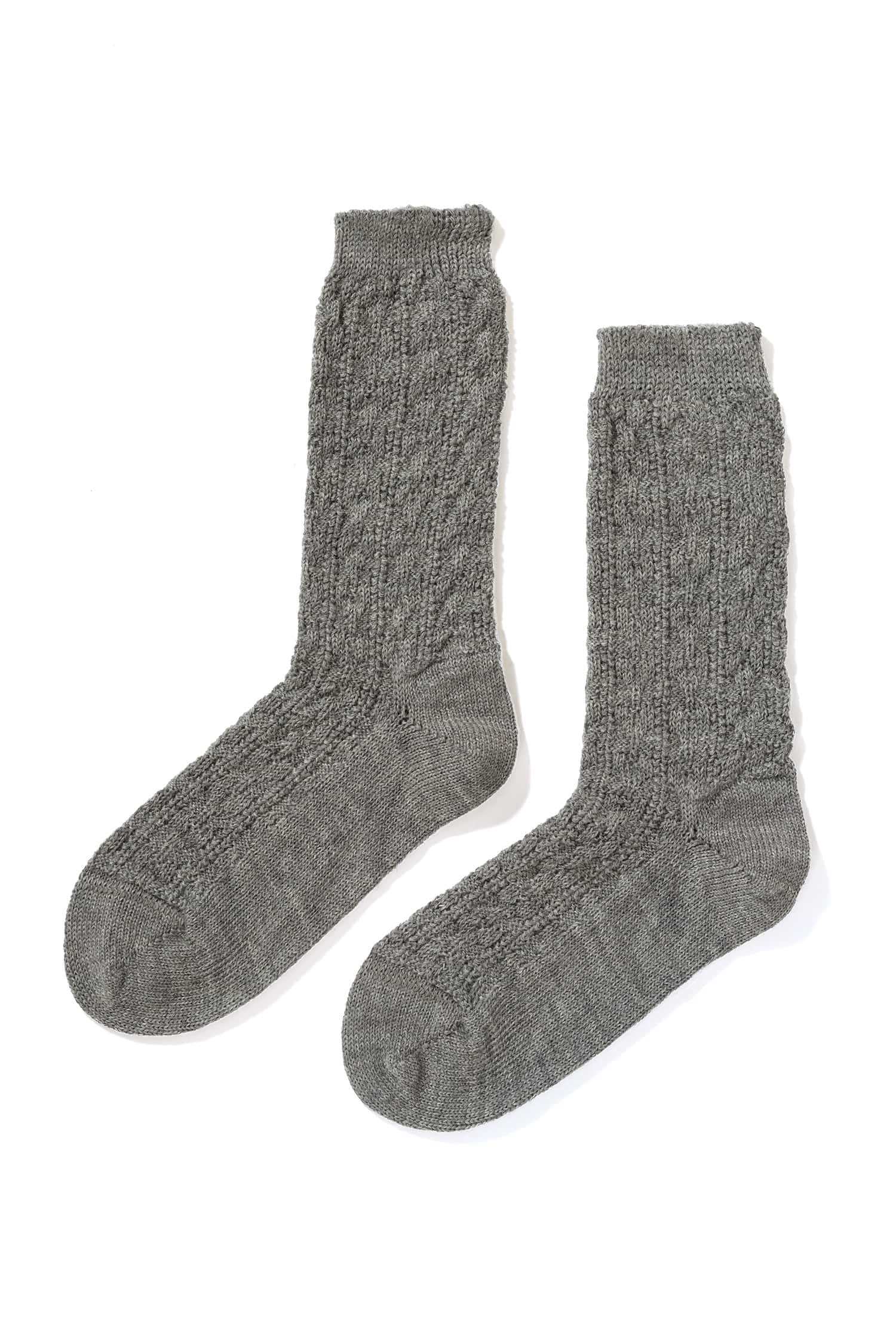 Struktursocken aus reiner Bio-Schurwolle