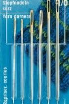 Packung Stopfnadeln mit sechs Nadeln in drei verschiedenen Stärken