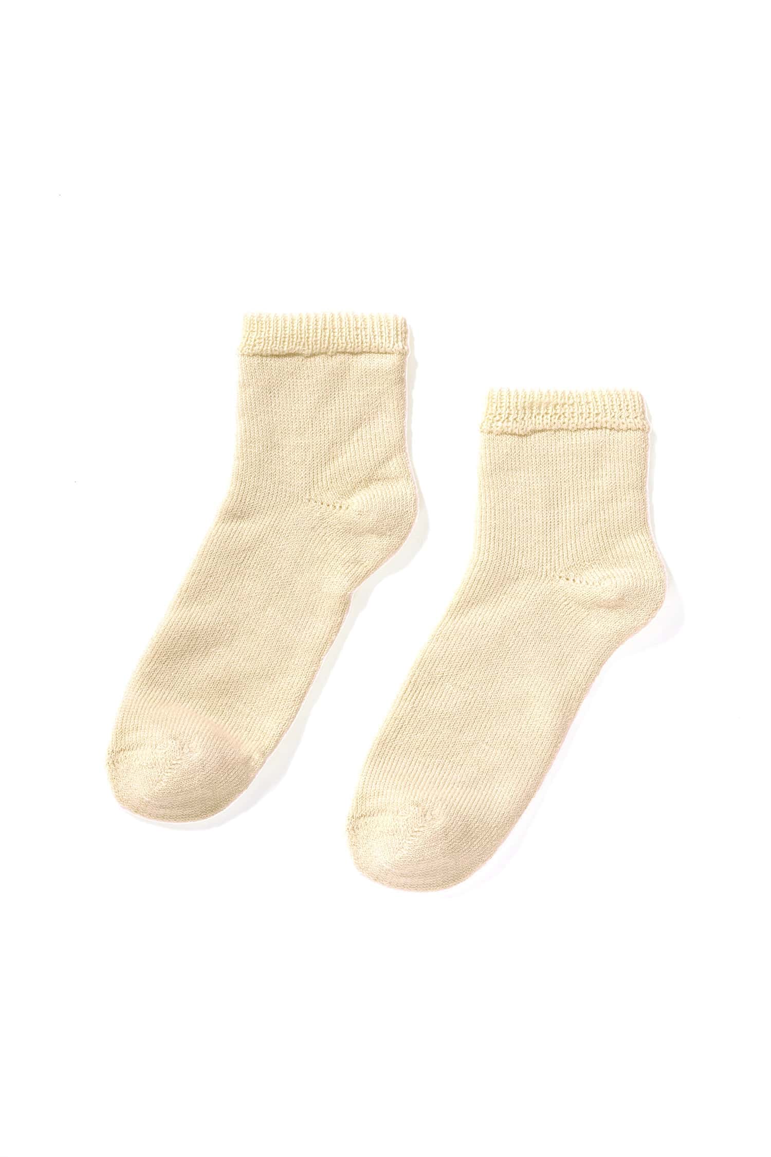 Bettsocken naturweiß mit Bio-Fasern Bettsocken naturweiß mit Bio-Fasern