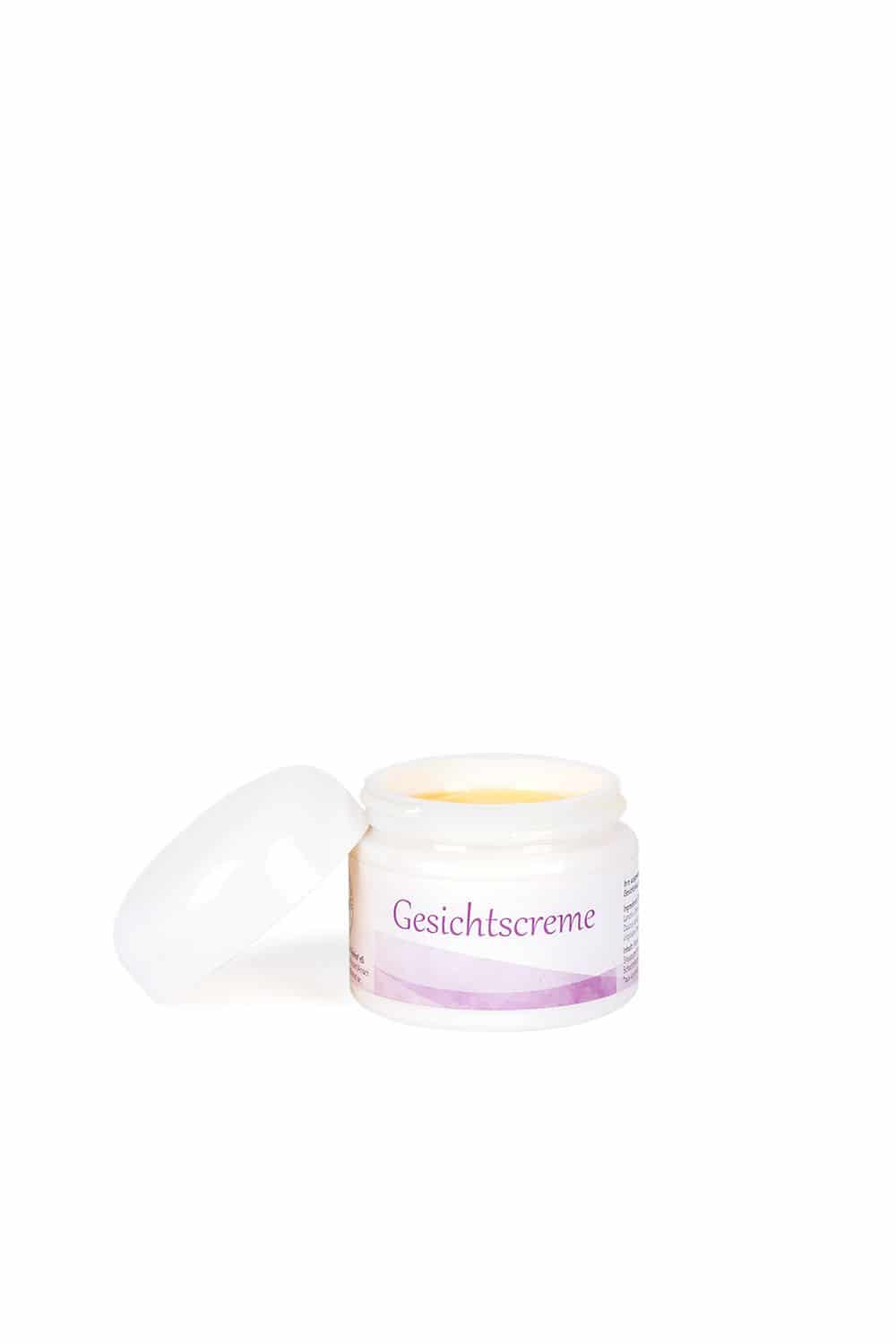 Finkhof Naturkosmetik Gesichtscreme 50 ml Glastiegel - Freisteller mit weißem Hintergrund