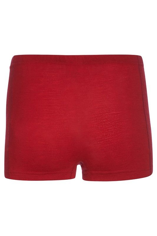 rote Woll Panty aus bio Wolle (kbT) von vorne, Freisteller von hinten