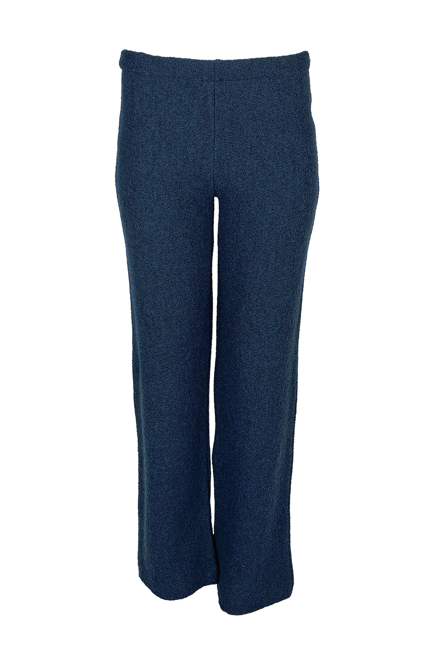 marineblaue Wollkrepphose aus bio Wolle (kbT), Freisteller