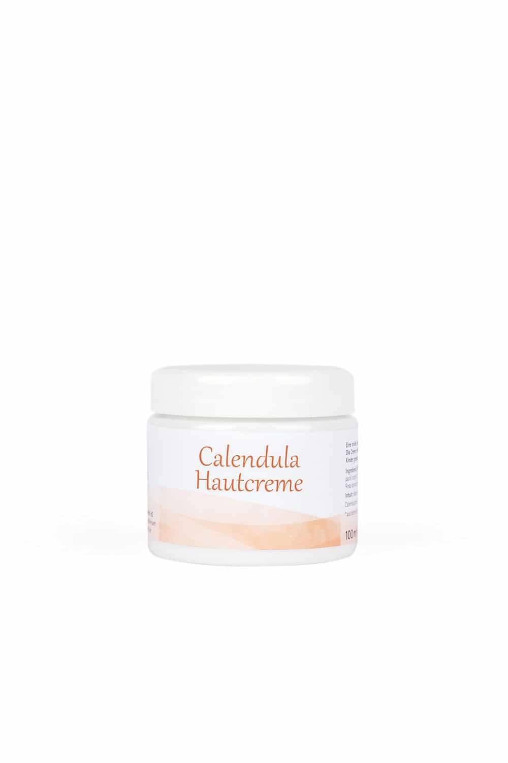 geschlossener 100ml Tiegel Calendula Hautcreme vom Finkhof, Freisteller