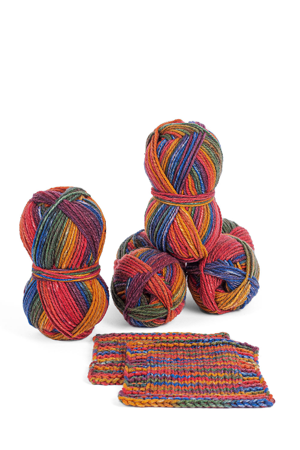 Finkhof Merinowolle dick Farbverlauf Regenbogen Finkhof Merinowolle dick Farbverlauf Regenbogen