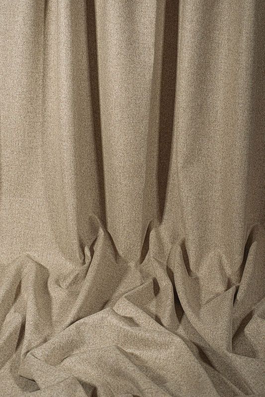 beiger Loden Webstoff aus Wolle