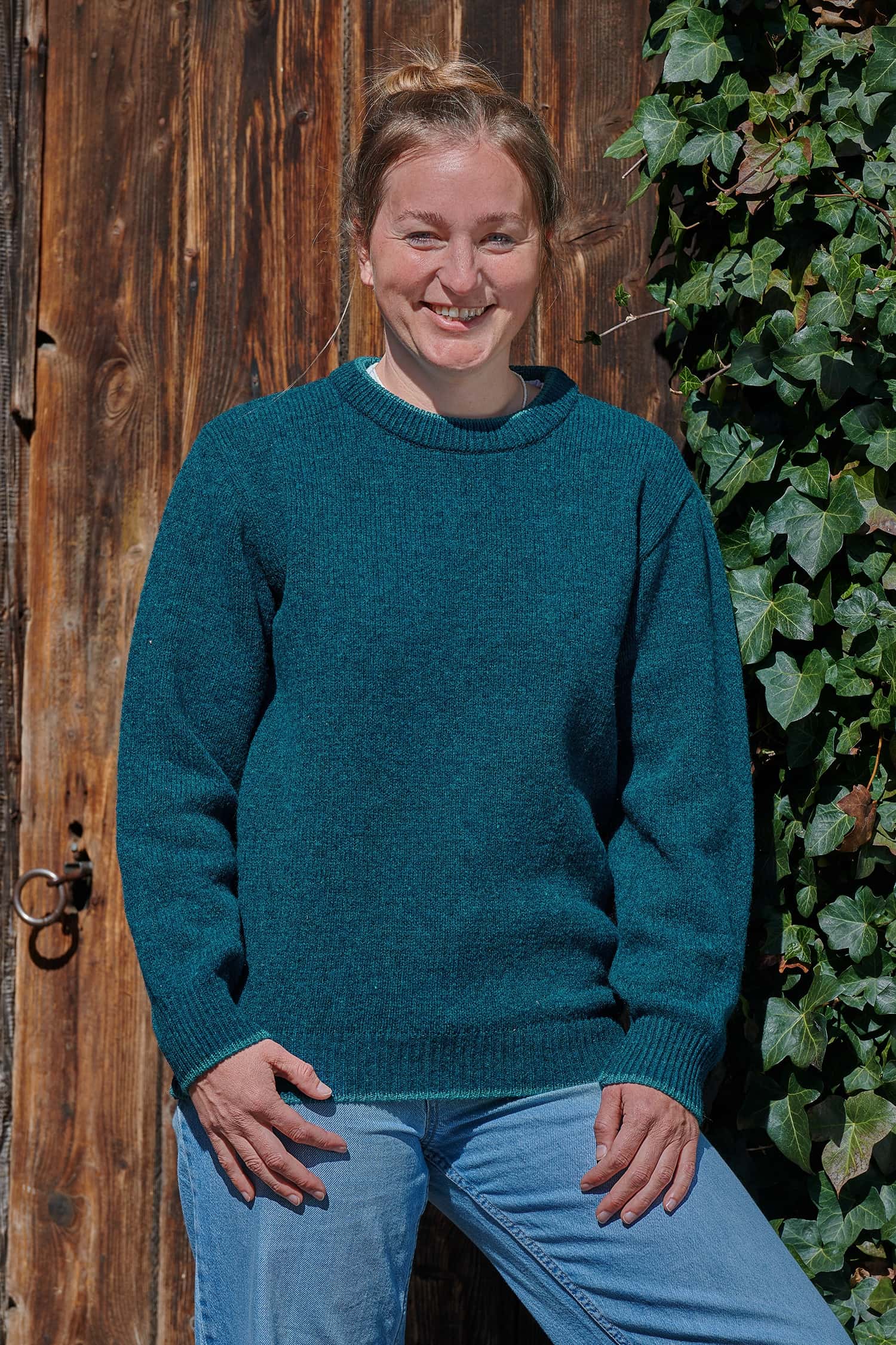 Finkhof-Pulli gefärbt aus reiner Bio-Schurwolle