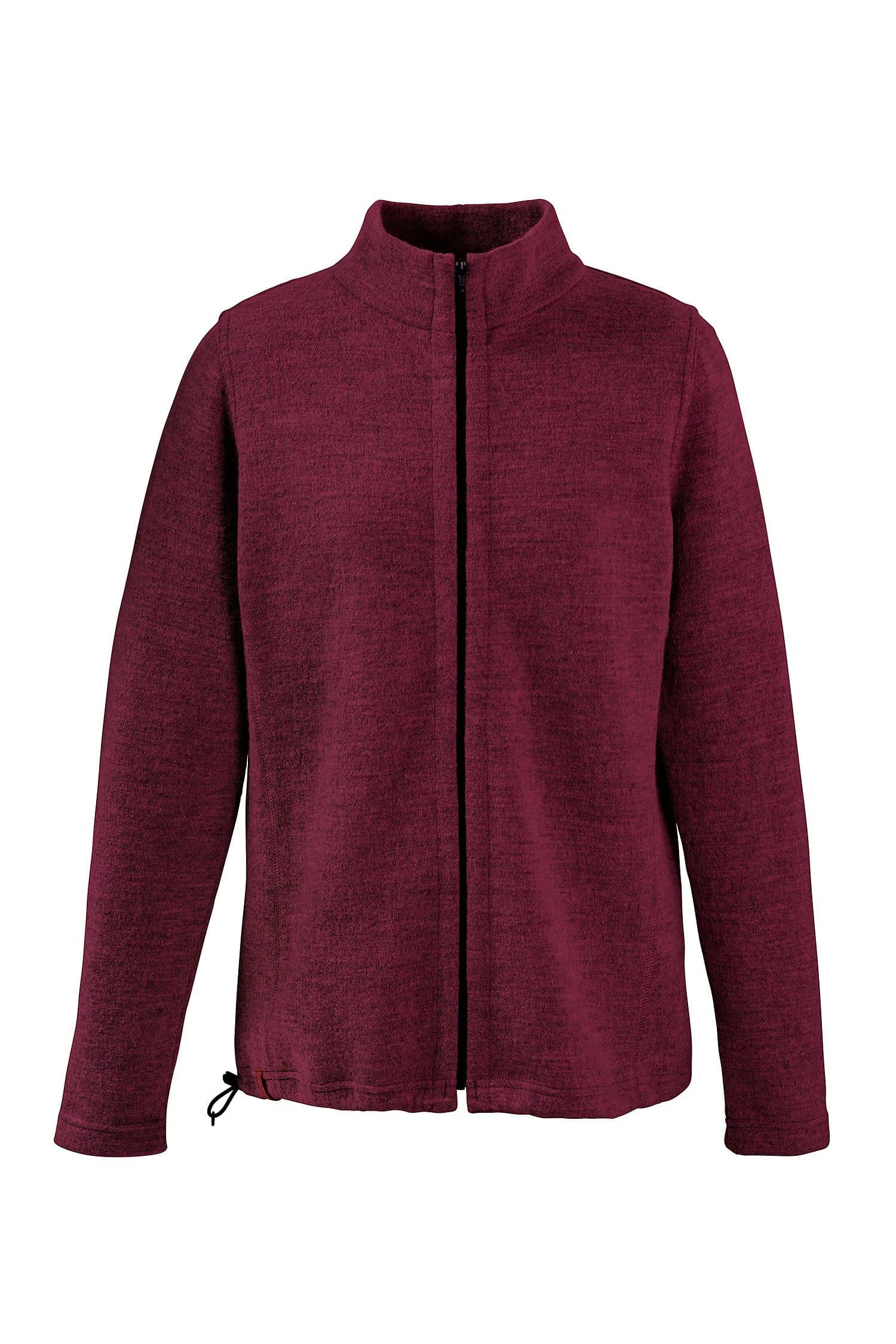 gewalkte Jacke in beere mit Reißverschluss, Freisteller