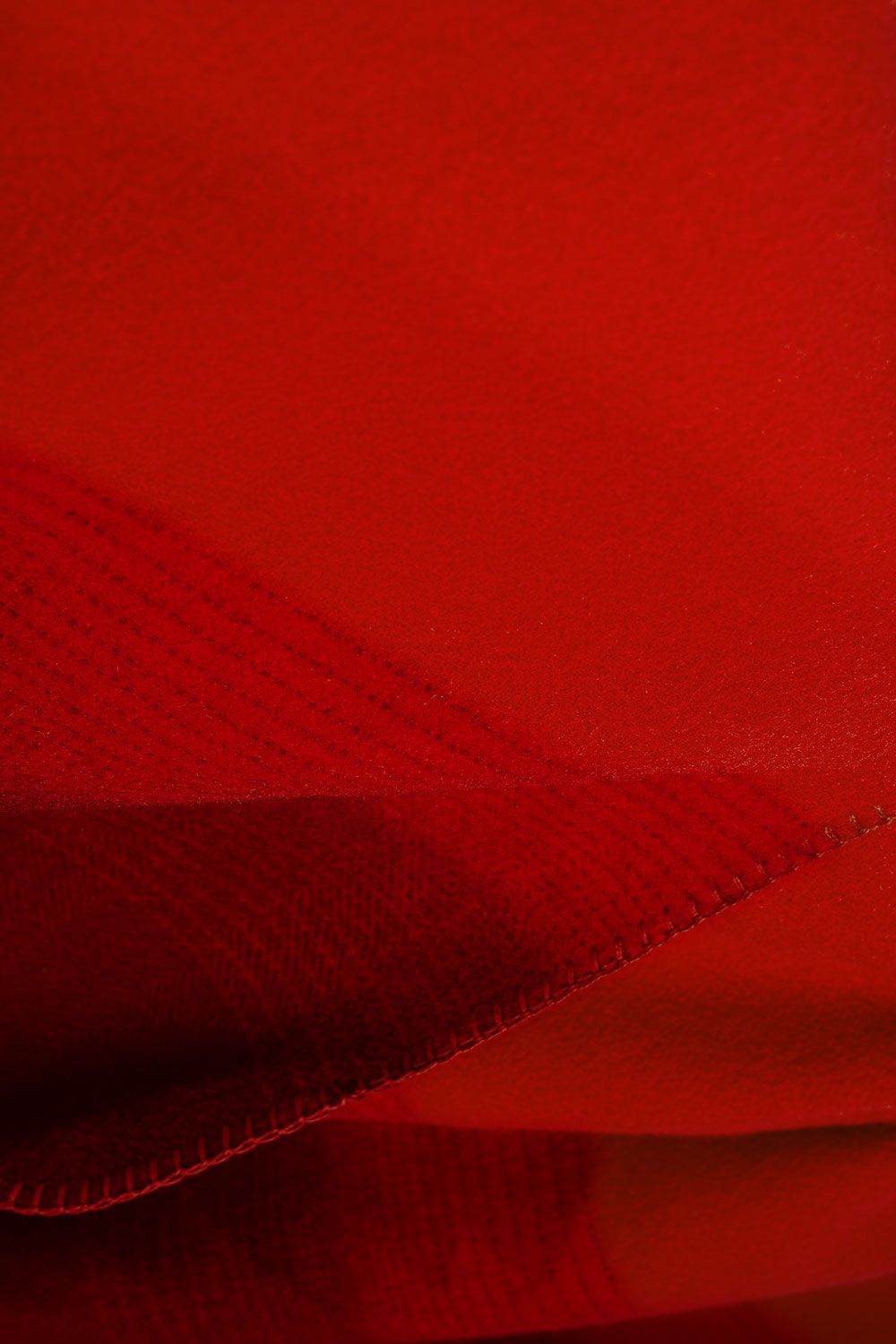 Detailfoto von Wolldecke Herbst aus bio Wolle (kbT)