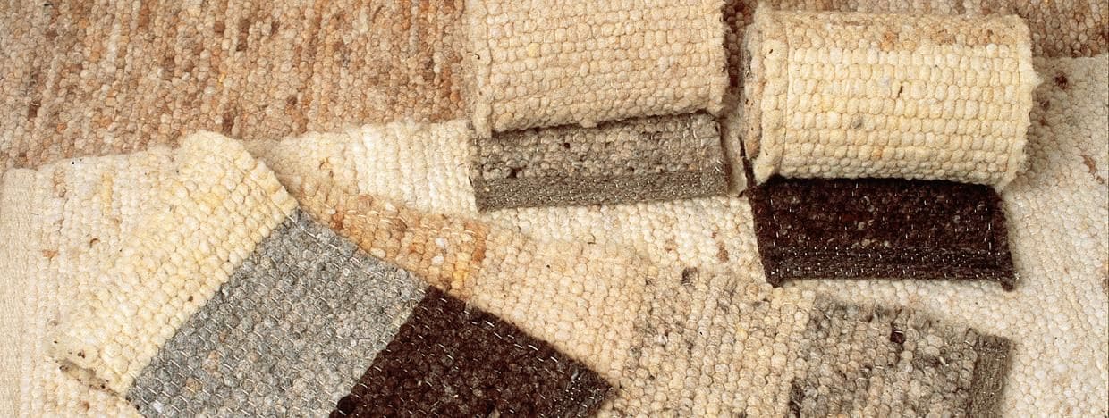 Finkhof Wollteppiche in Brauntönen