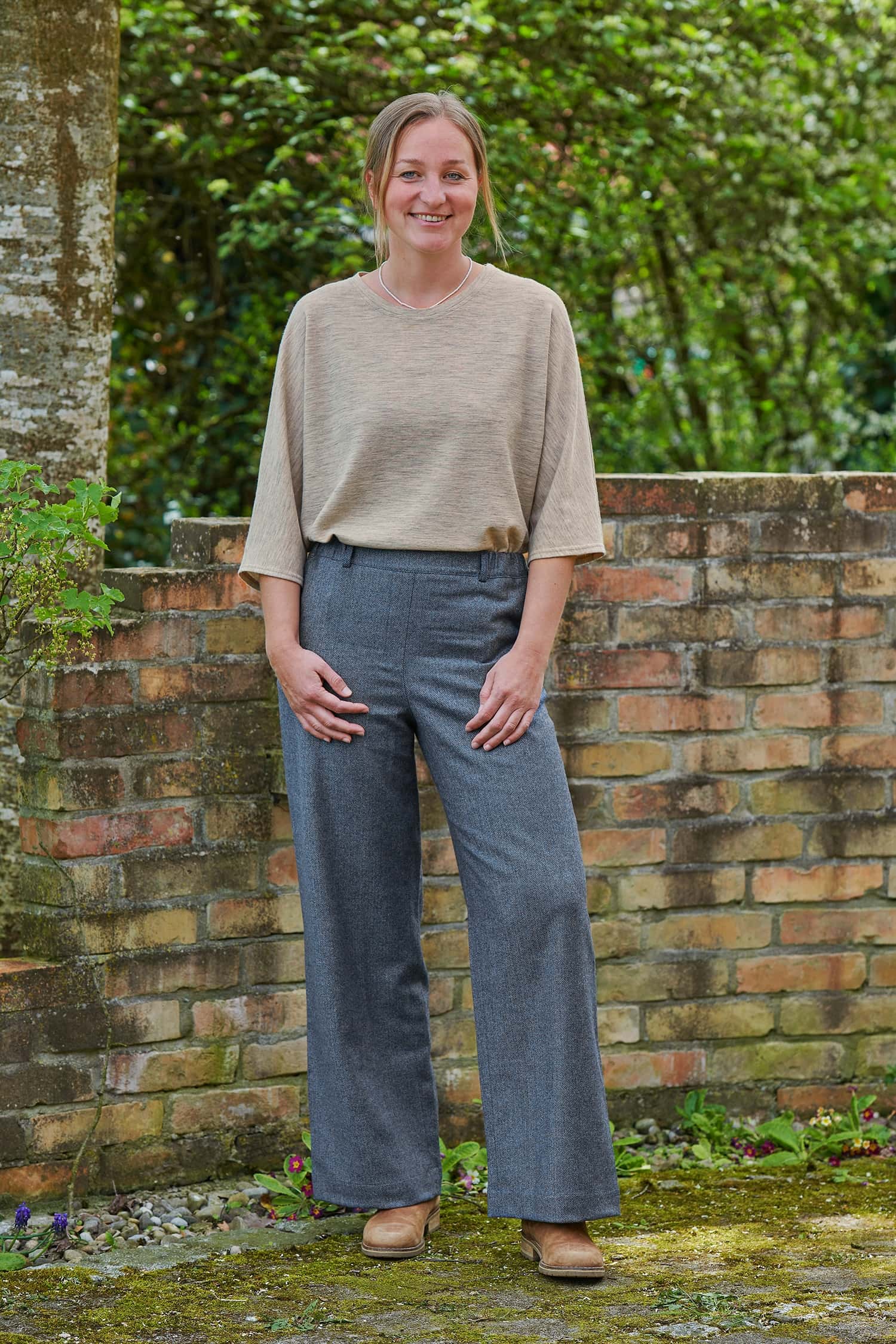 Oversize-Damen-Wollshirt aus reiner Bio-Schurwolle