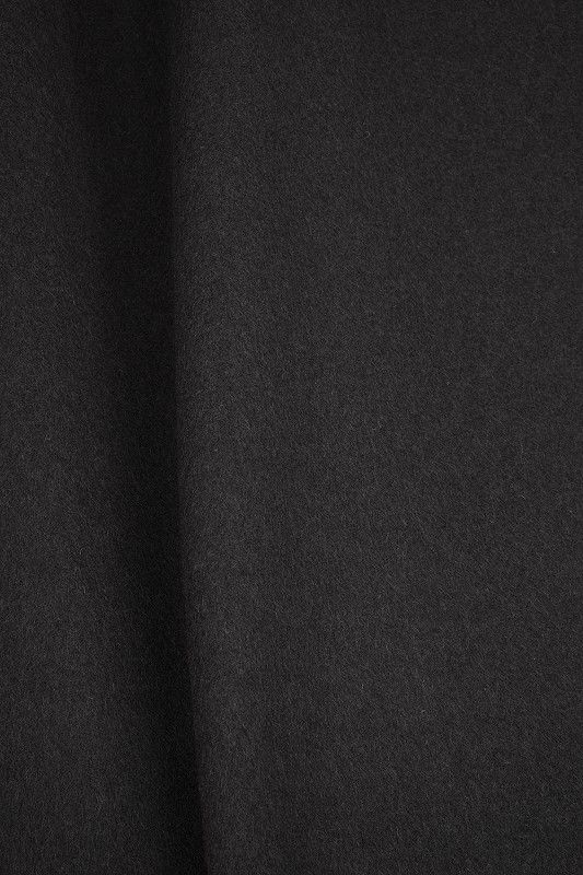 anthrazitfarbener /schwarzer Wollstoff aus bio Wolle (kbT)