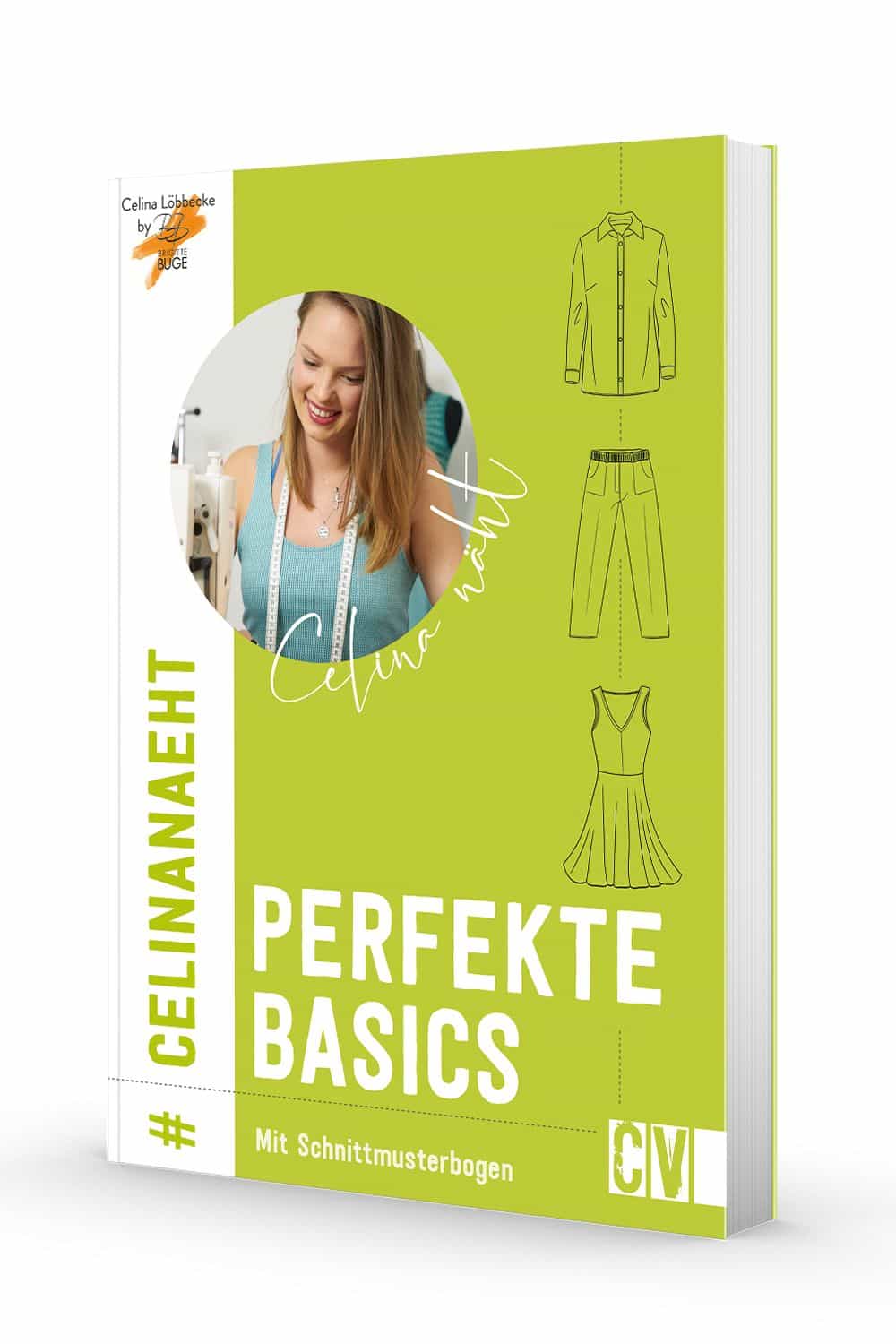 Buch ,,Perfekte Basics" von Celinanäht, Freisteller von der Seite