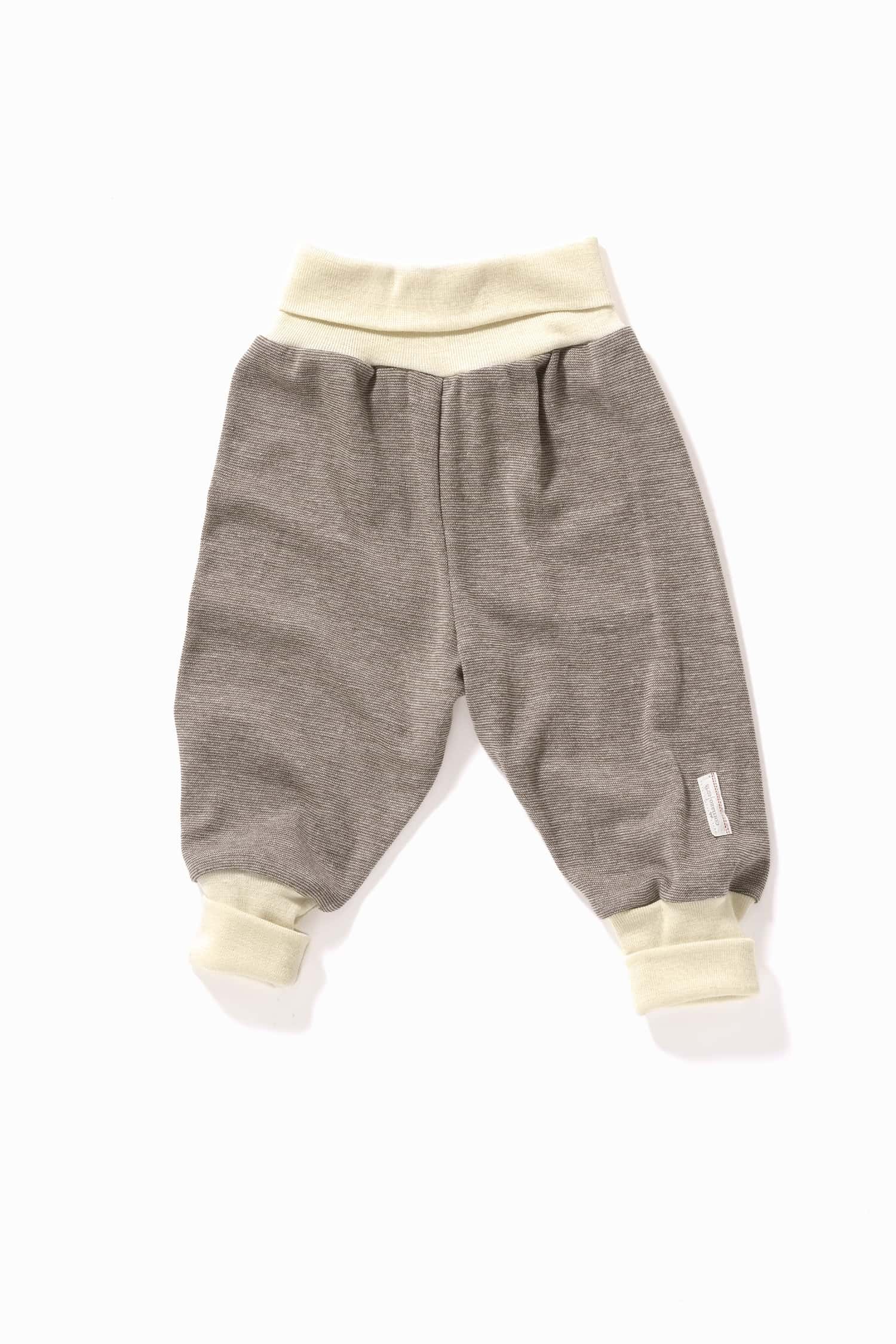 Baumwolle-Wolle-Seide Babyhose mit Bio-Fasern