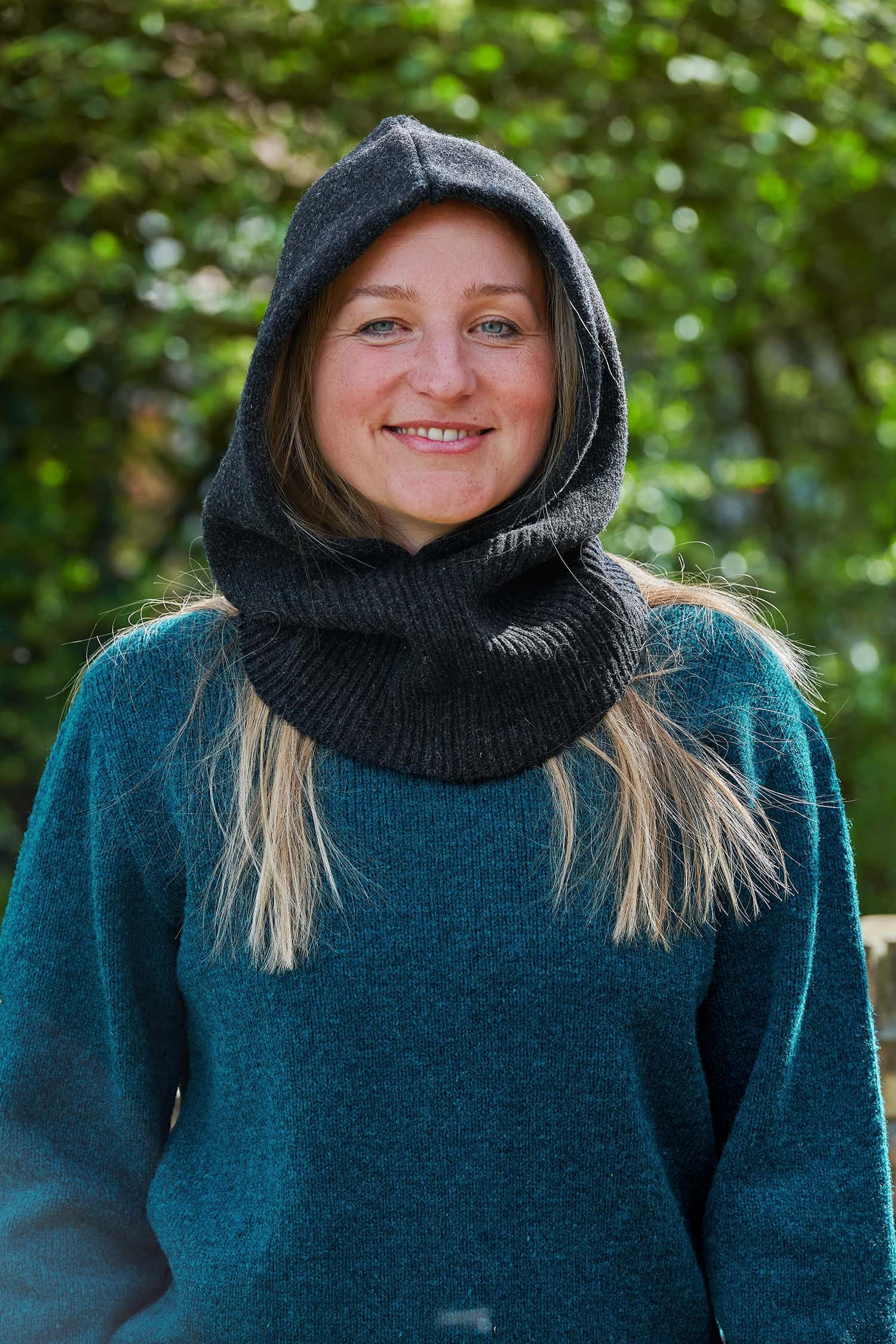 Finkhof-Schalmütze Balaclava anthrazit