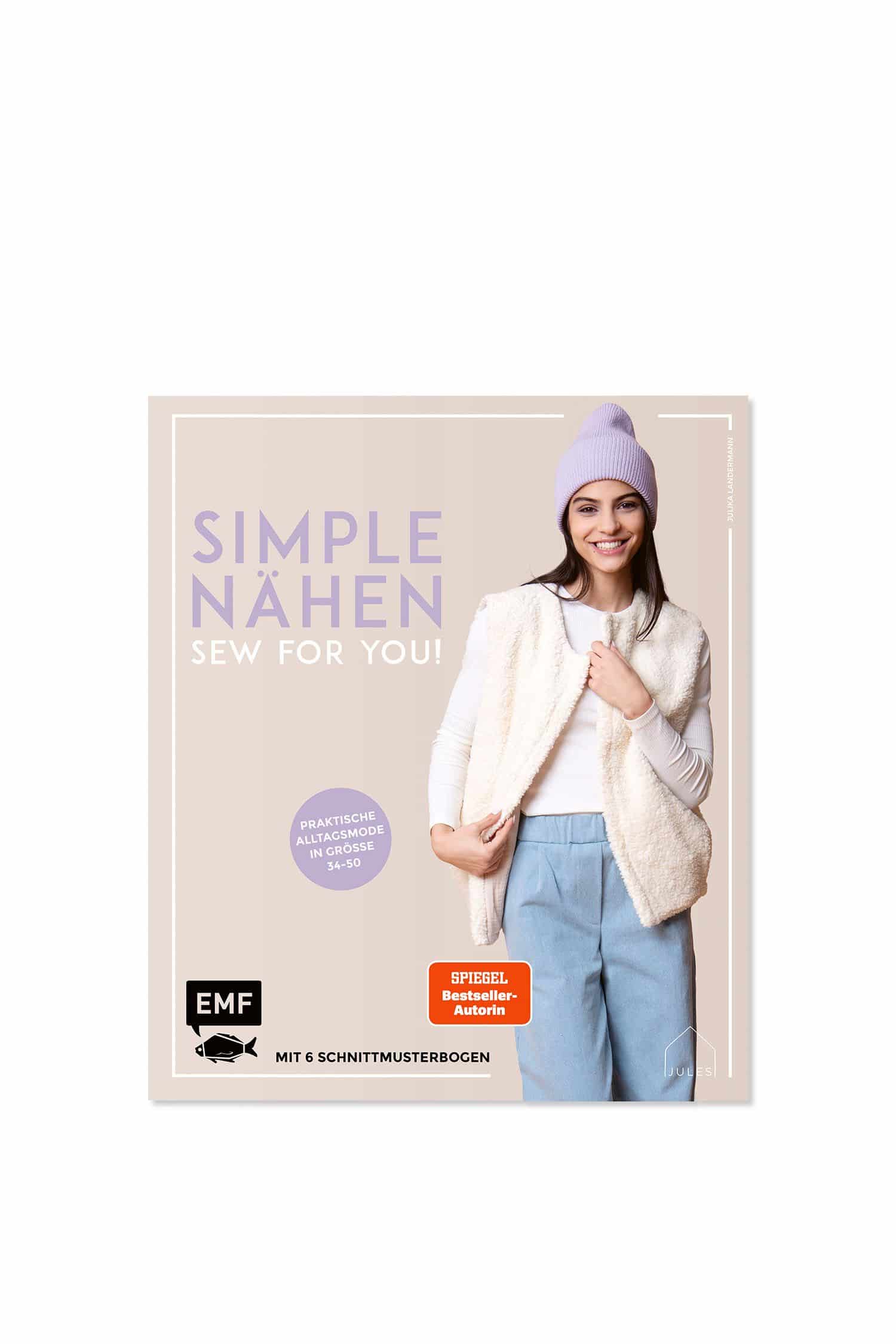 Buch ,,simple NÄHEN – Sew for you! Praktische Alltagsmode in Größe 34–50" , Freisteller