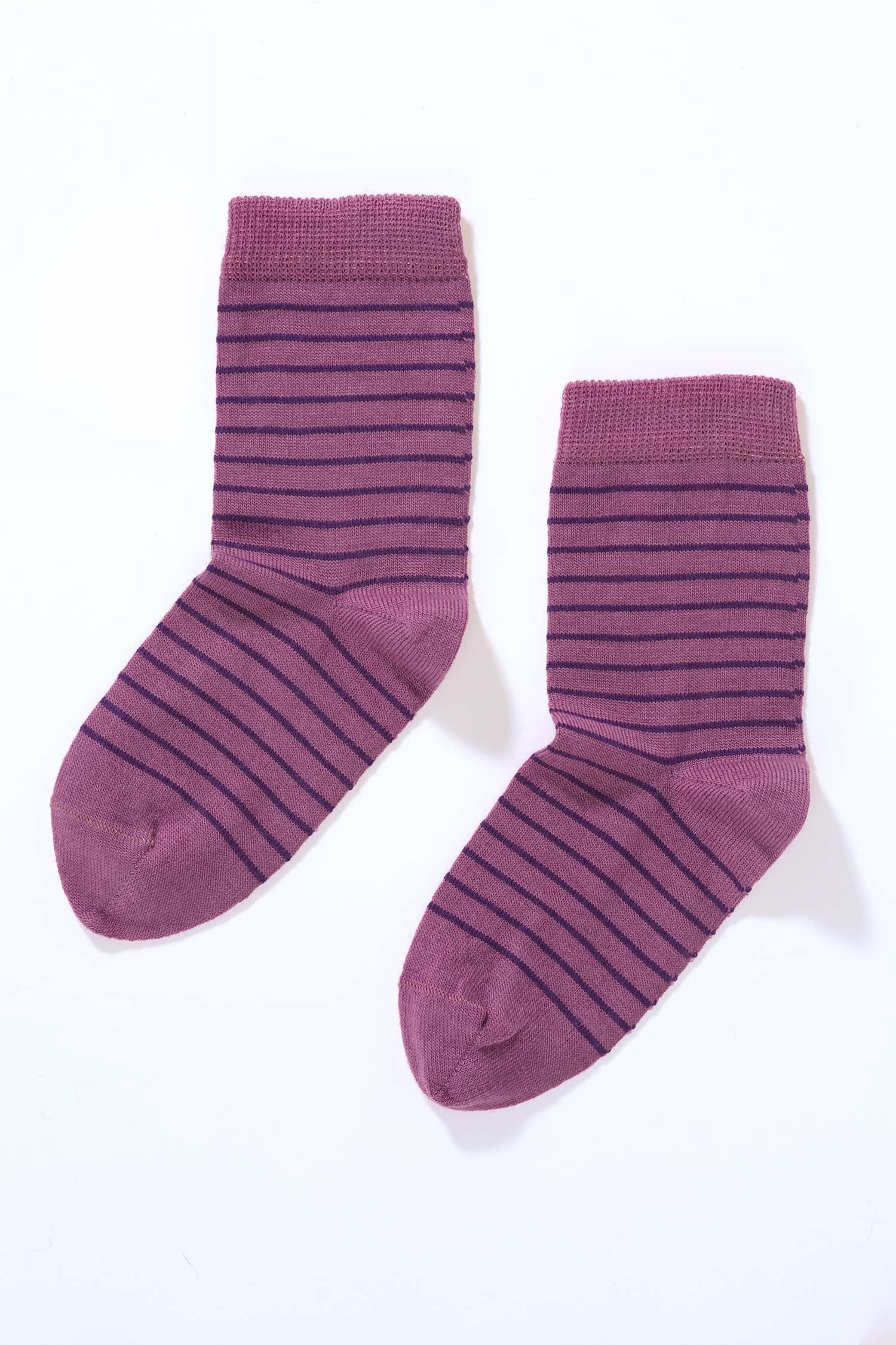 Feine Wollsocken für Kinder aus Bio-Schurwolle mit Bio-Baumwolle