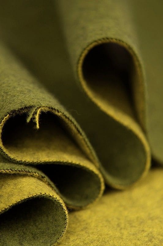 Web-Doubleface grün/gelb grün/gelber Web Doubleface Stoff