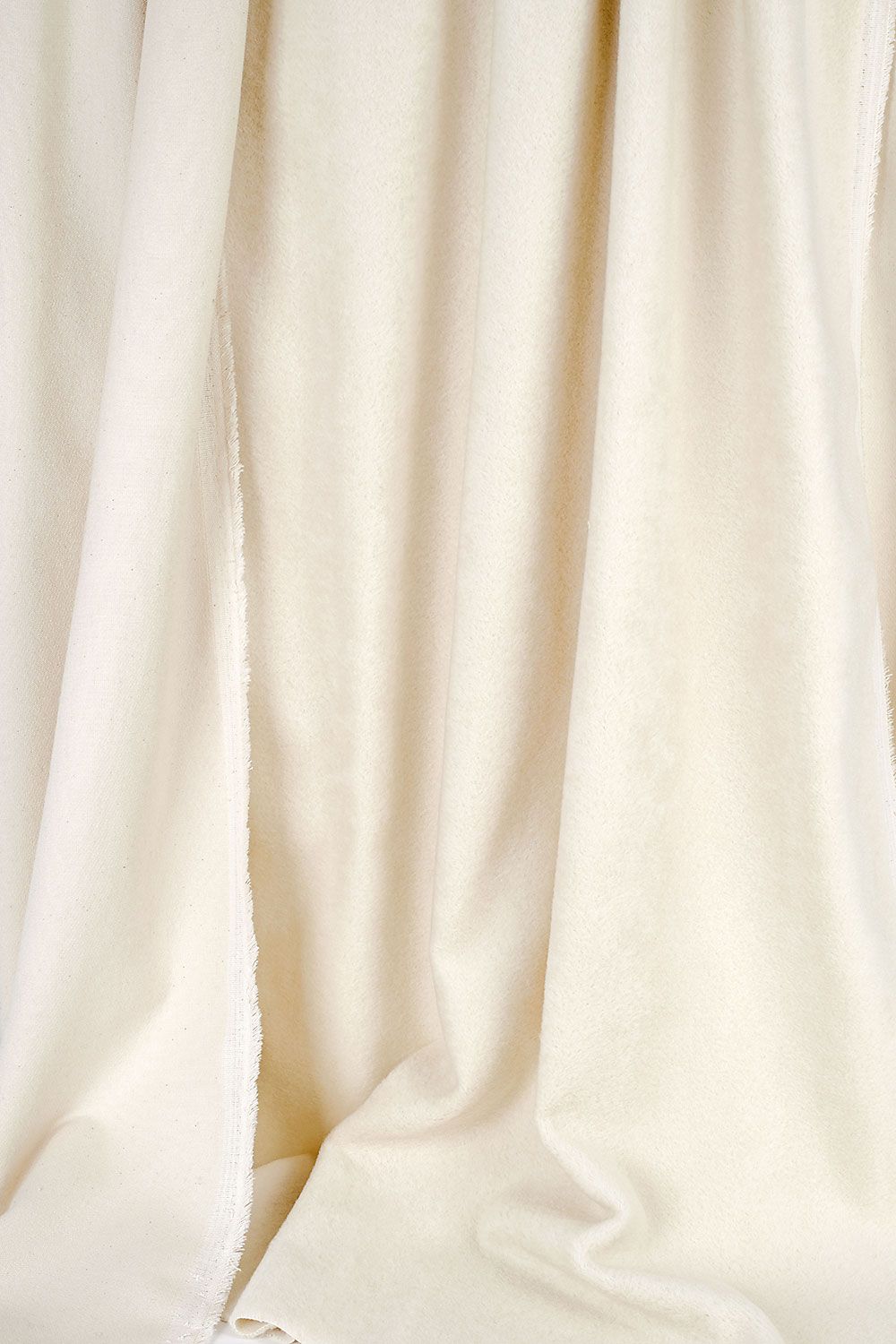 Lammflor naturweiß Lammflor naturweiß aus Schurwolle und Bio-Baumwolle