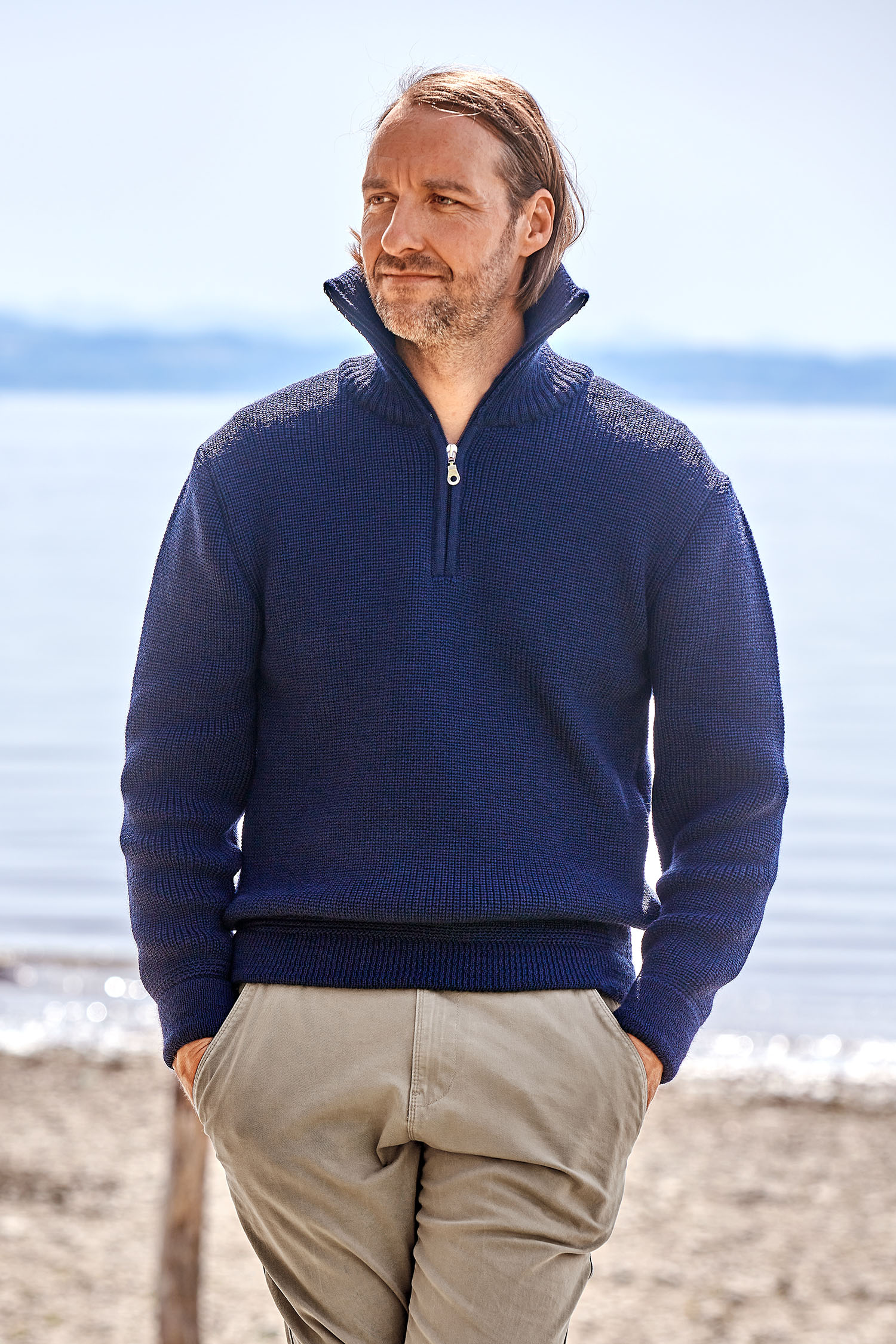 Seemannspulli marine