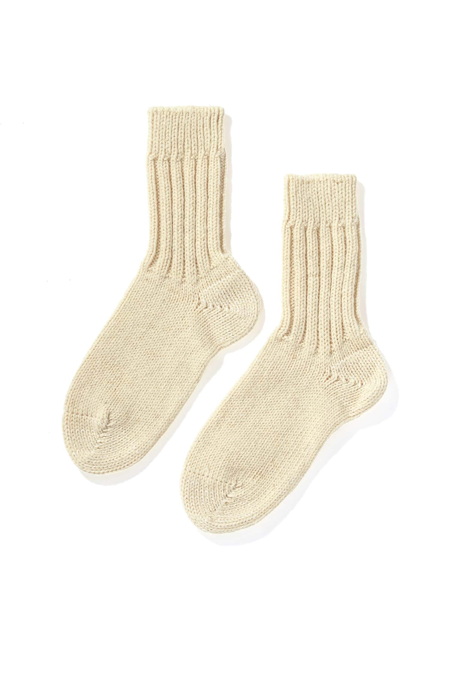 Dicke Finkhof-Socken aus reiner Bio-Schurwolle