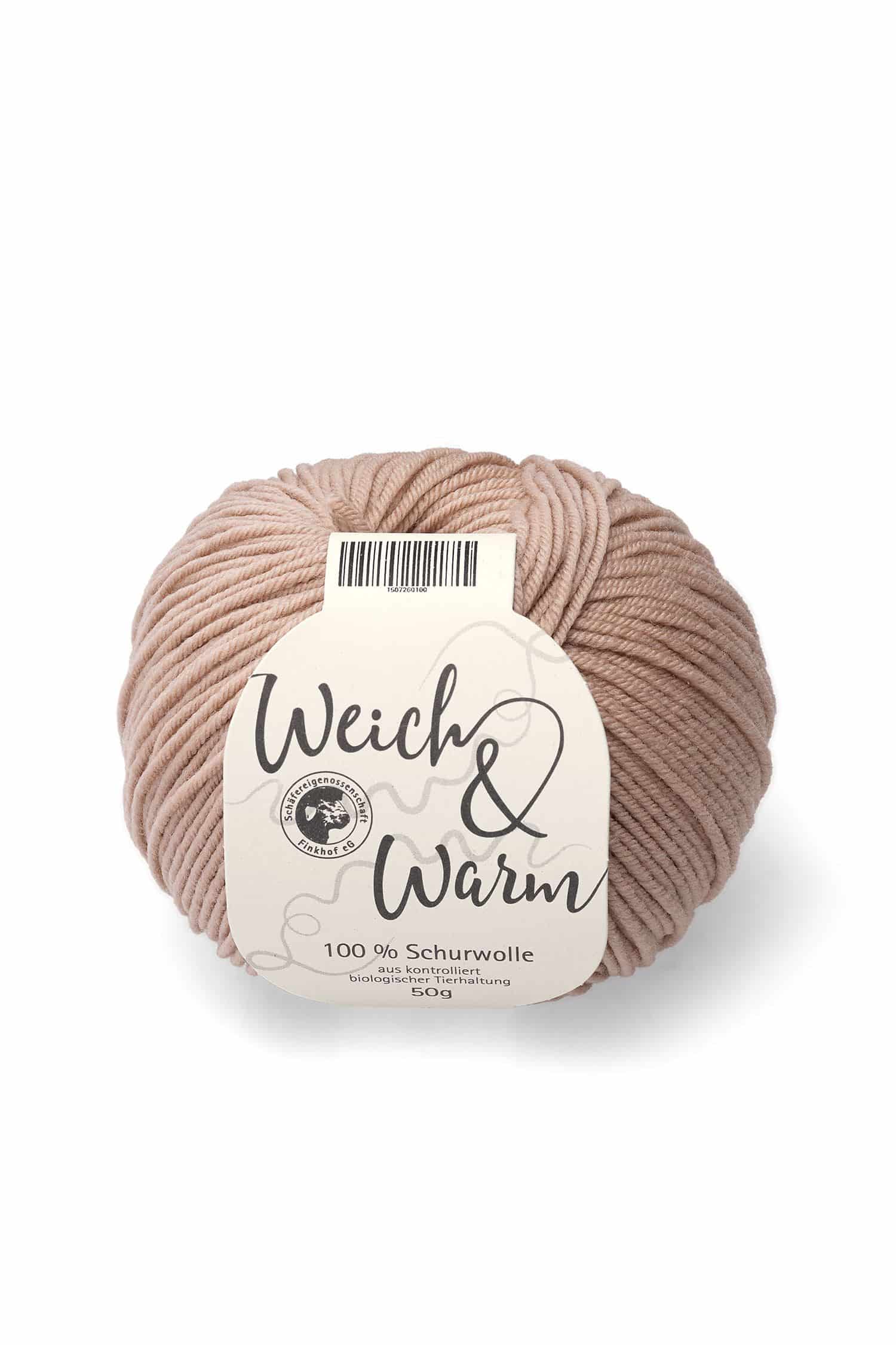 Finkhof Merinowolle Weich&Warm in camel aus bio Wolle (kbT), Freisteller