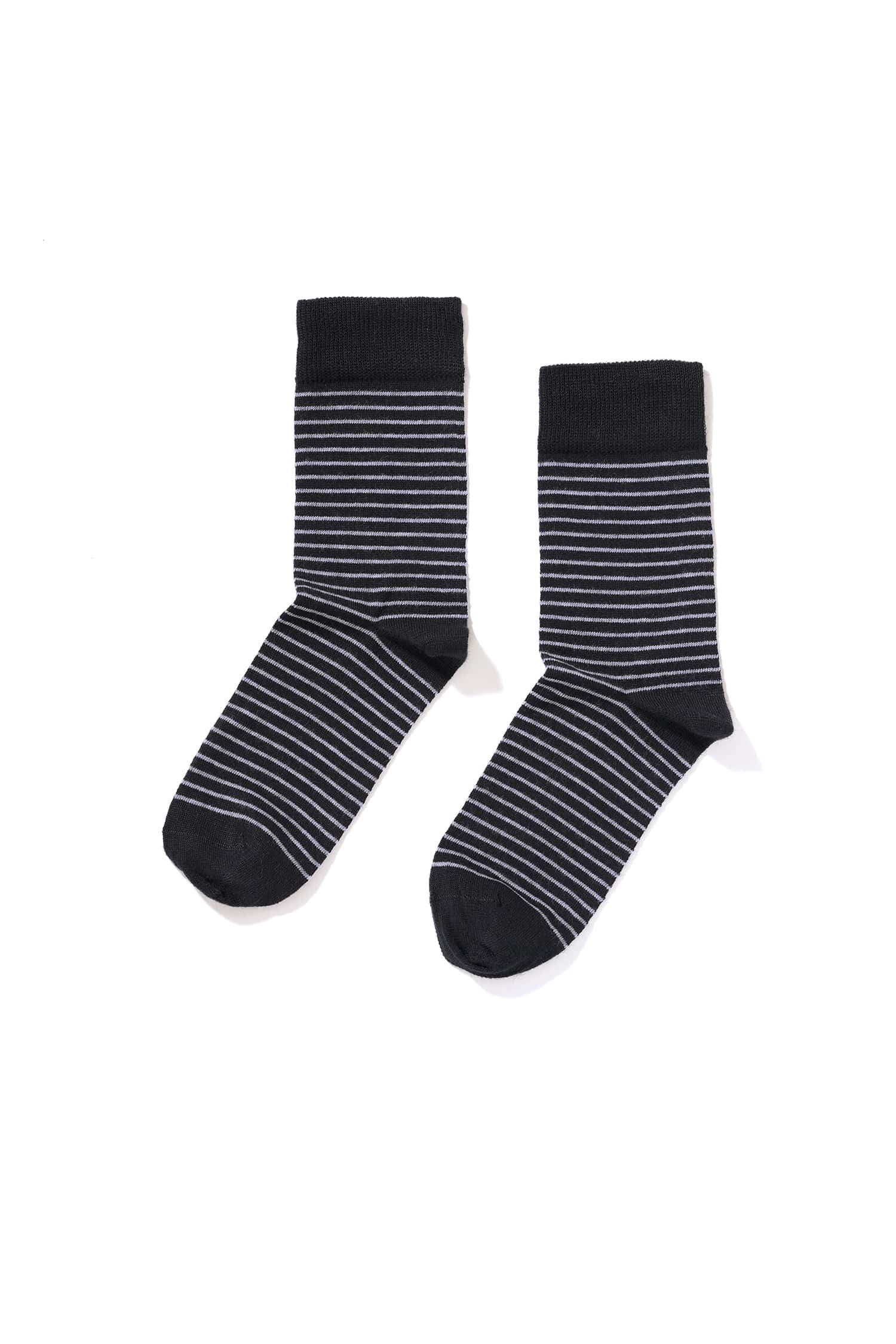Feine Wollsocken mit Bio-Schurwolle