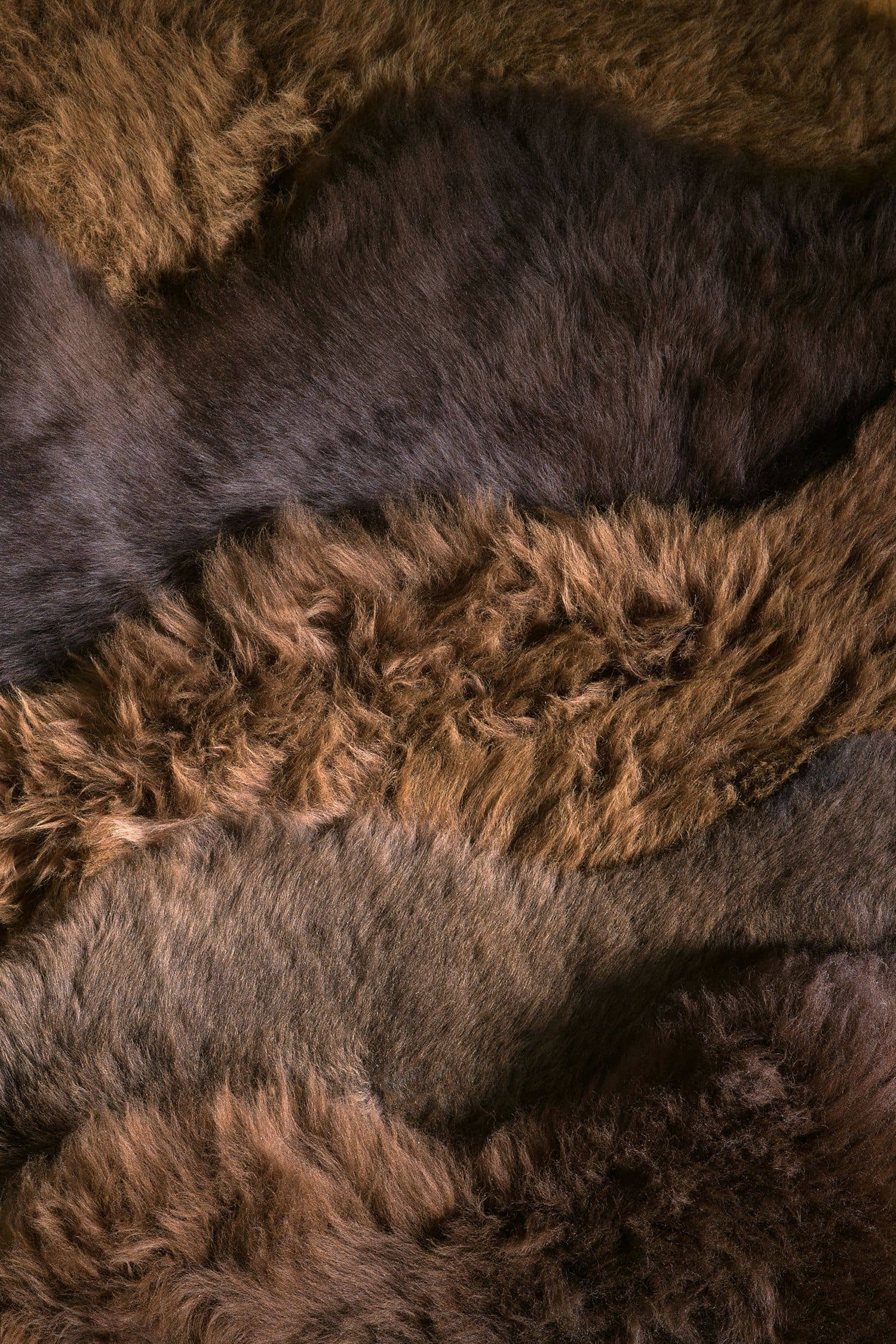 braunes pflanzlich gegerbtes Schaffell vom Finkhof