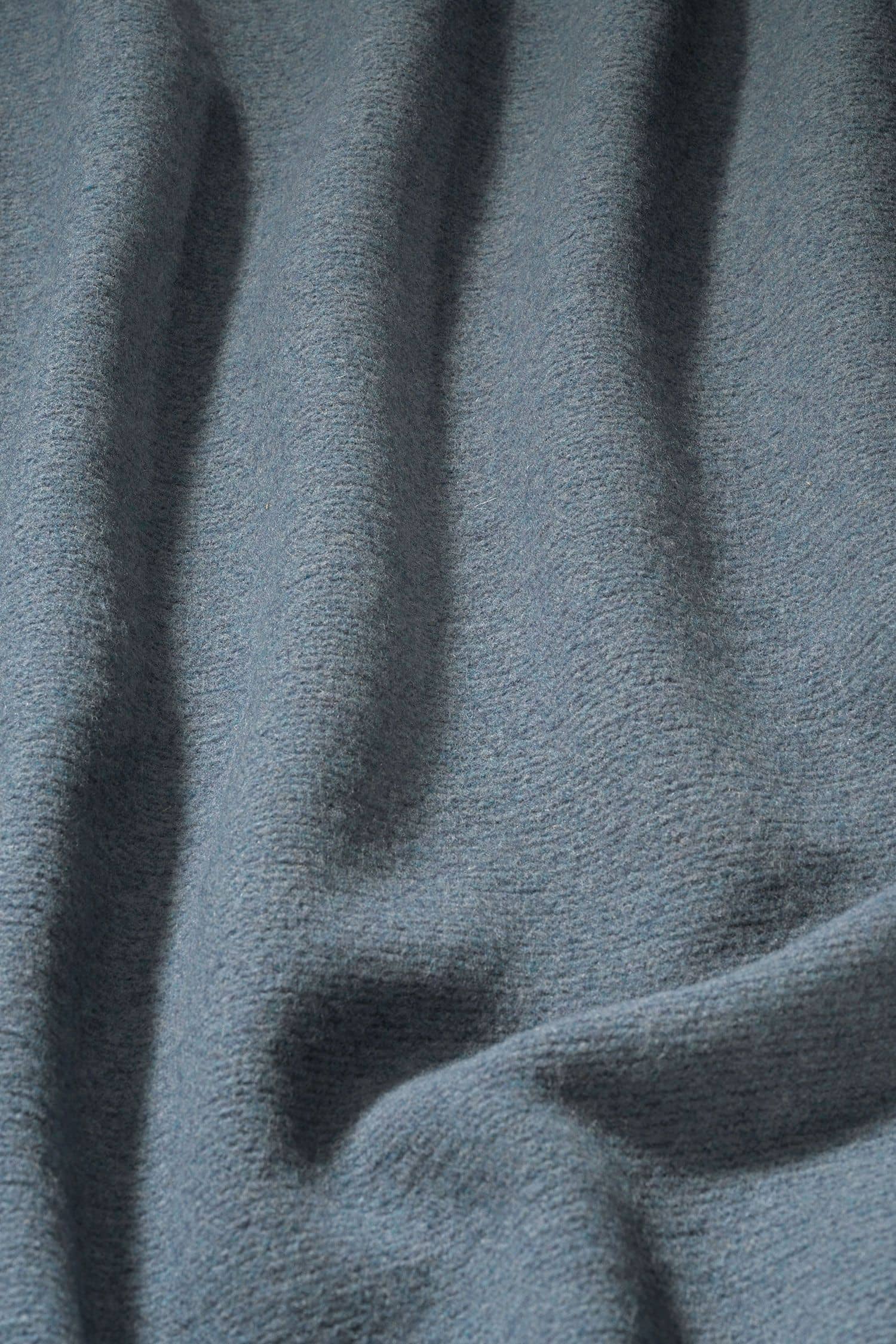 rauchblauer Strickwalk aus bio Wolle (kbT) vom Finkhof