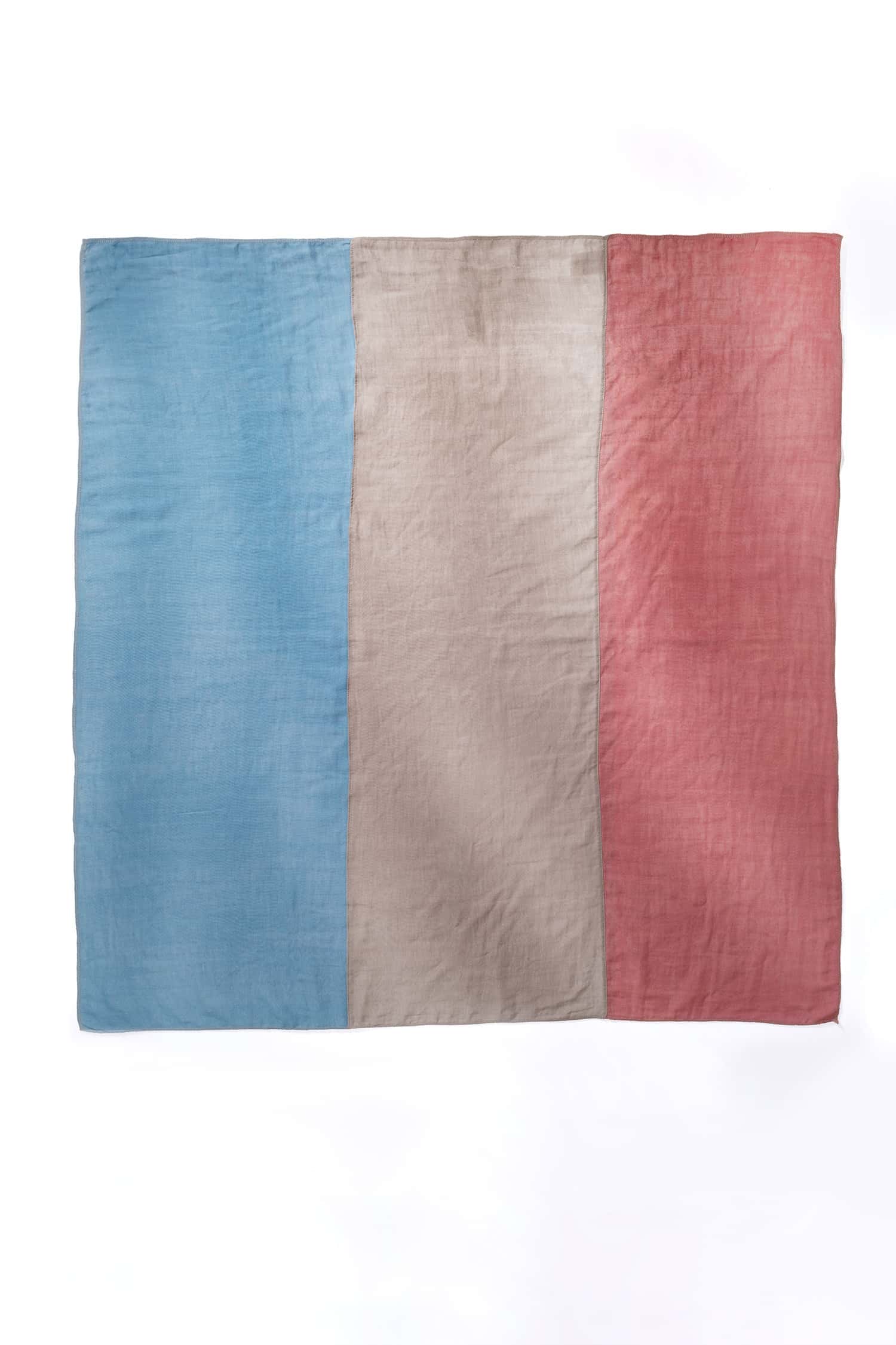 Dreieckstuch aus Bio-Baumwoll-Musselin bunt Dreieckstuch aus Bio-Baumwoll-Musselin bunt