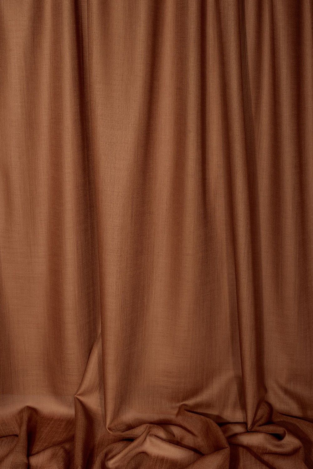 brauner Wollmouselinestoff aus bio Wolle (kbT)